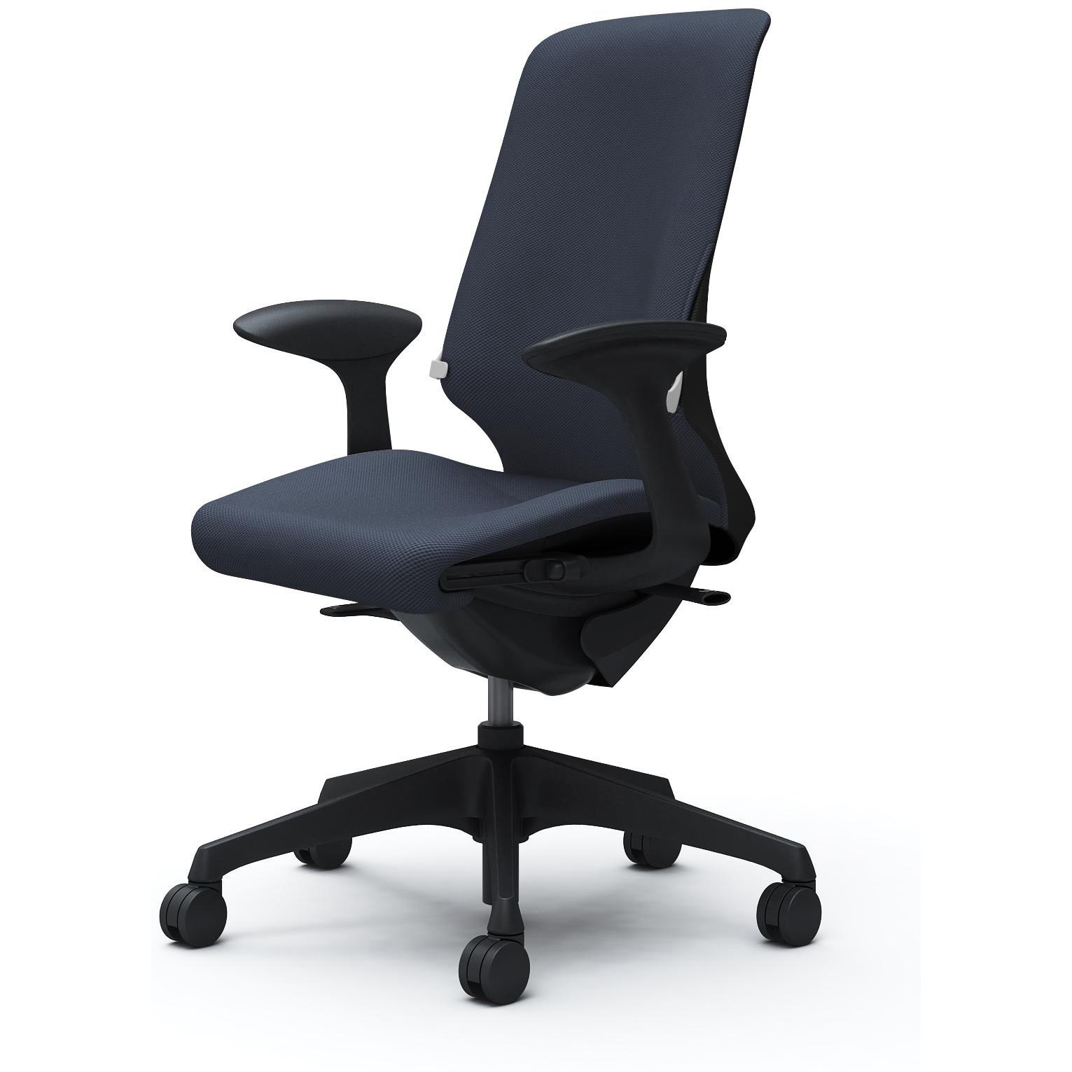 CT2AAB FRU4 スフィア，固定肘，ハイ，ノーマルナイロンC，座調節有，ランバー有 オカムラ(岡村製作所) リネット ブラック   CT2AAB FRU4