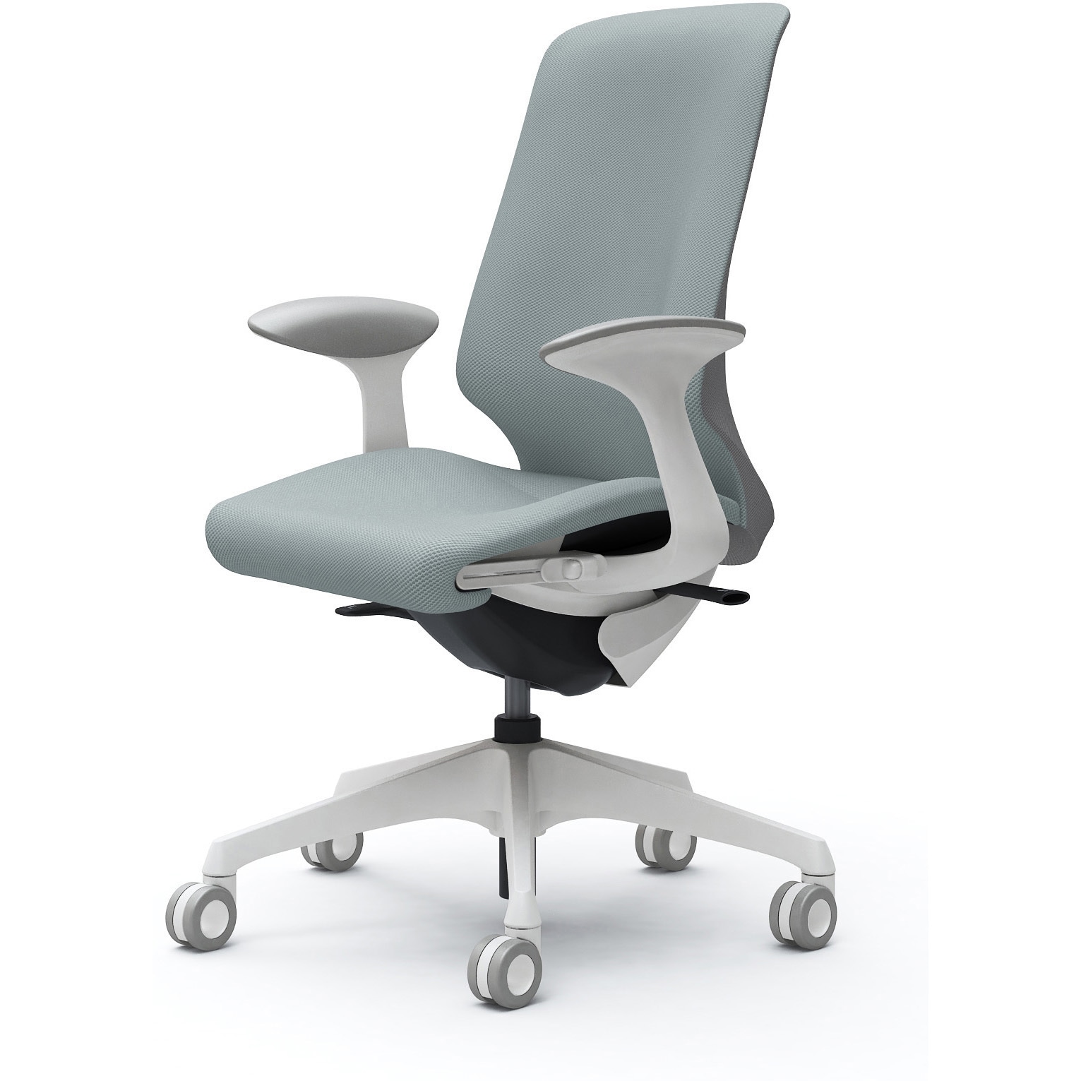 CT2AFC FRU6 スフィア，固定肘，ハイ，ホローウレタンC，座調節有 オカムラ(岡村製作所) リネット ホワイト   CT2AFC FRU6