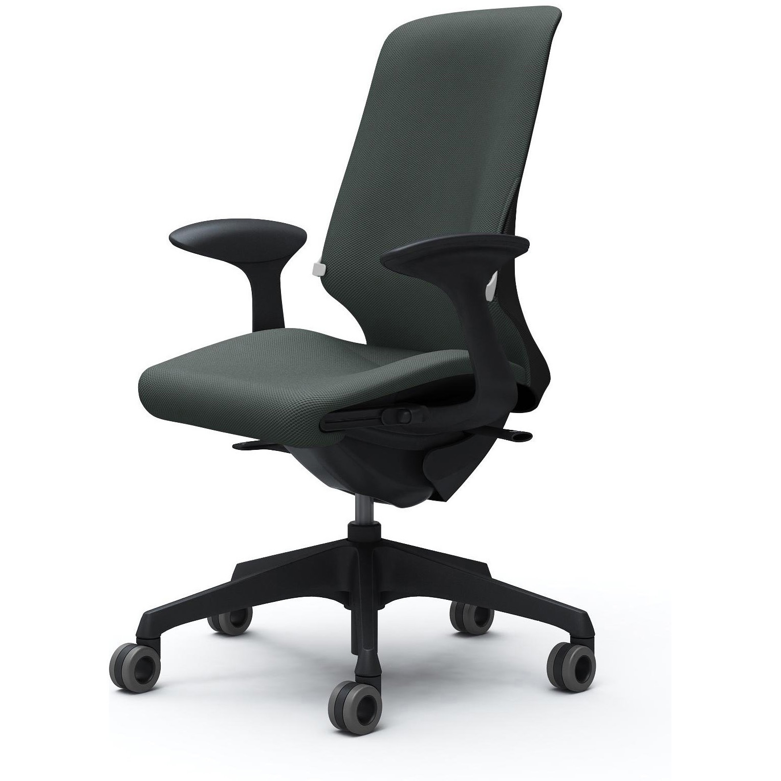 CT2AFB FRU5 スフィア，固定肘，ハイ，ホローウレタンC，座調節有，ランバー有 オカムラ(岡村製作所) リネット ブラック   CT2AFB FRU5