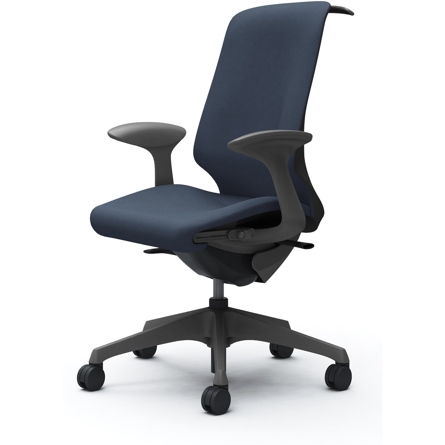 CT2BAE FXW4 スフィア，固定肘，ハイ，ノーマルナイロンC，座調節有，ハンガー有 オカムラ(岡村製作所) インターロック ダークグレー   CT2BAE FXW4 60,390円