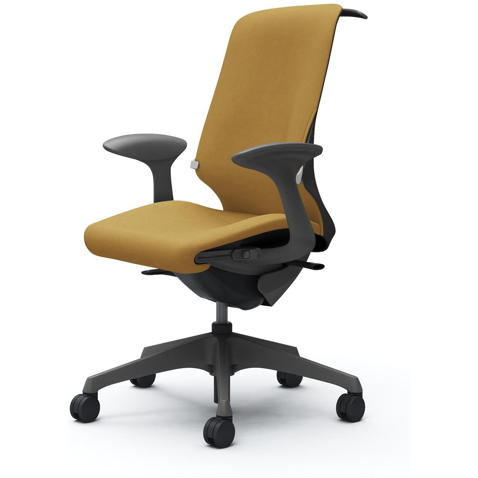 CT2BAF FXW7 スフィア，固定肘，ハイ，ノーマルナイロンC，座調節有，ハンガー有，ランバー有 オカムラ(岡村製作所) インターロック ダークグレー   CT2BAF FXW7