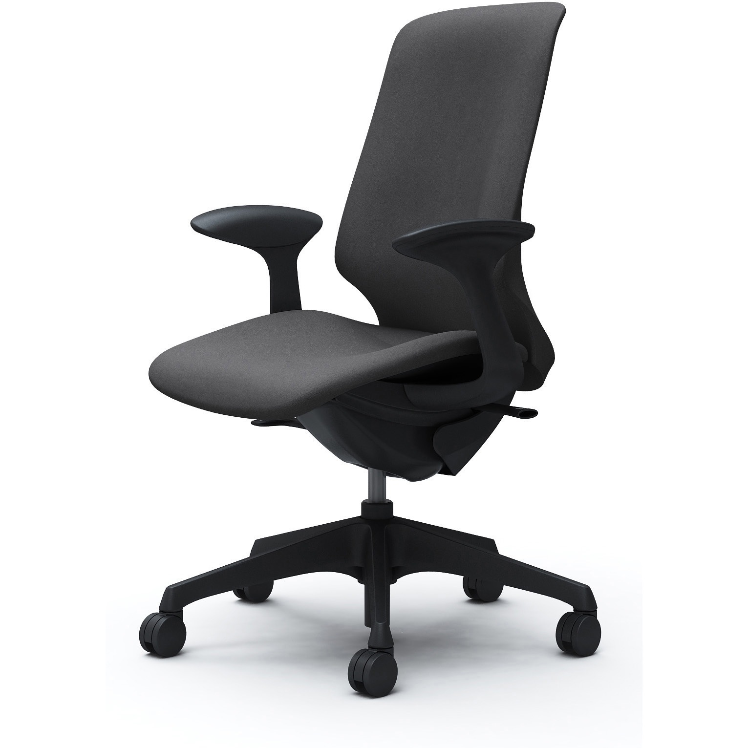 CT2CAA FXW0 スフィア，固定肘，ハイ，ノーマルナイロンC，座調節無 オカムラ(岡村製作所) インターロック   CT2CAA FXW0