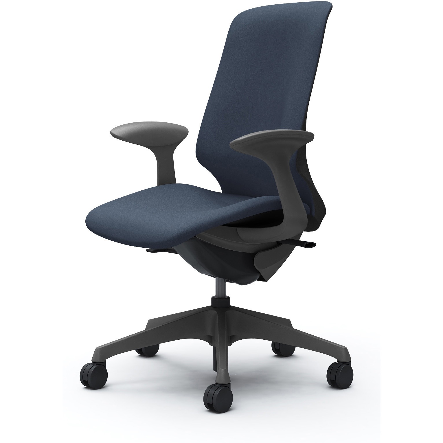 CT2CAE FXW4 スフィア，固定肘，ハイ，ノーマルナイロンC，座調節無 オカムラ(岡村製作所) インターロック ダークグレー   CT2CAE FXW4