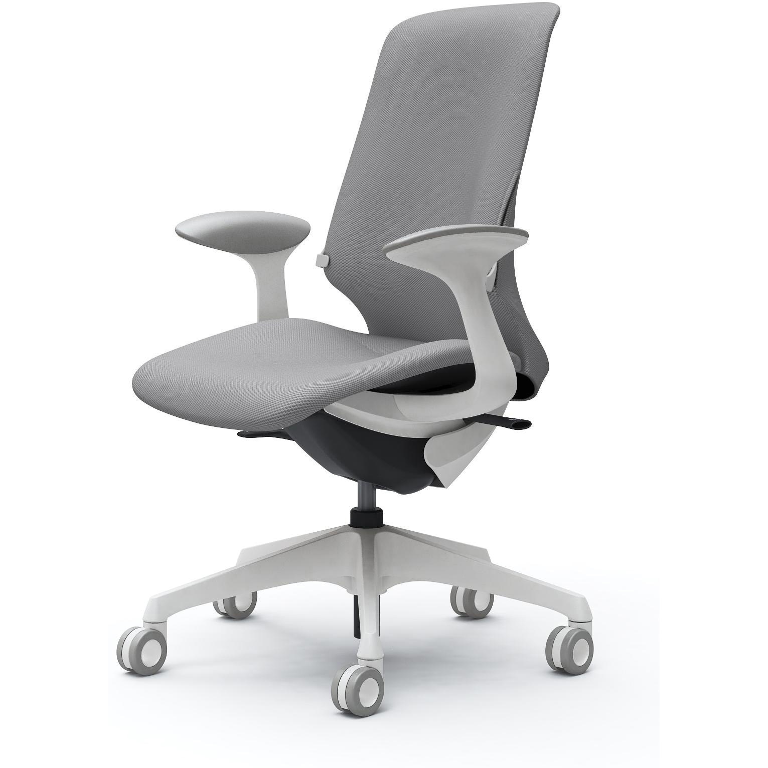 CT2CFD FRU3 スフィア，固定肘，ハイ，ホローウレタンC，座調節無，ランバー有 オカムラ(岡村製作所) リネット ホワイト   CT2CFD FRU3 65,890円