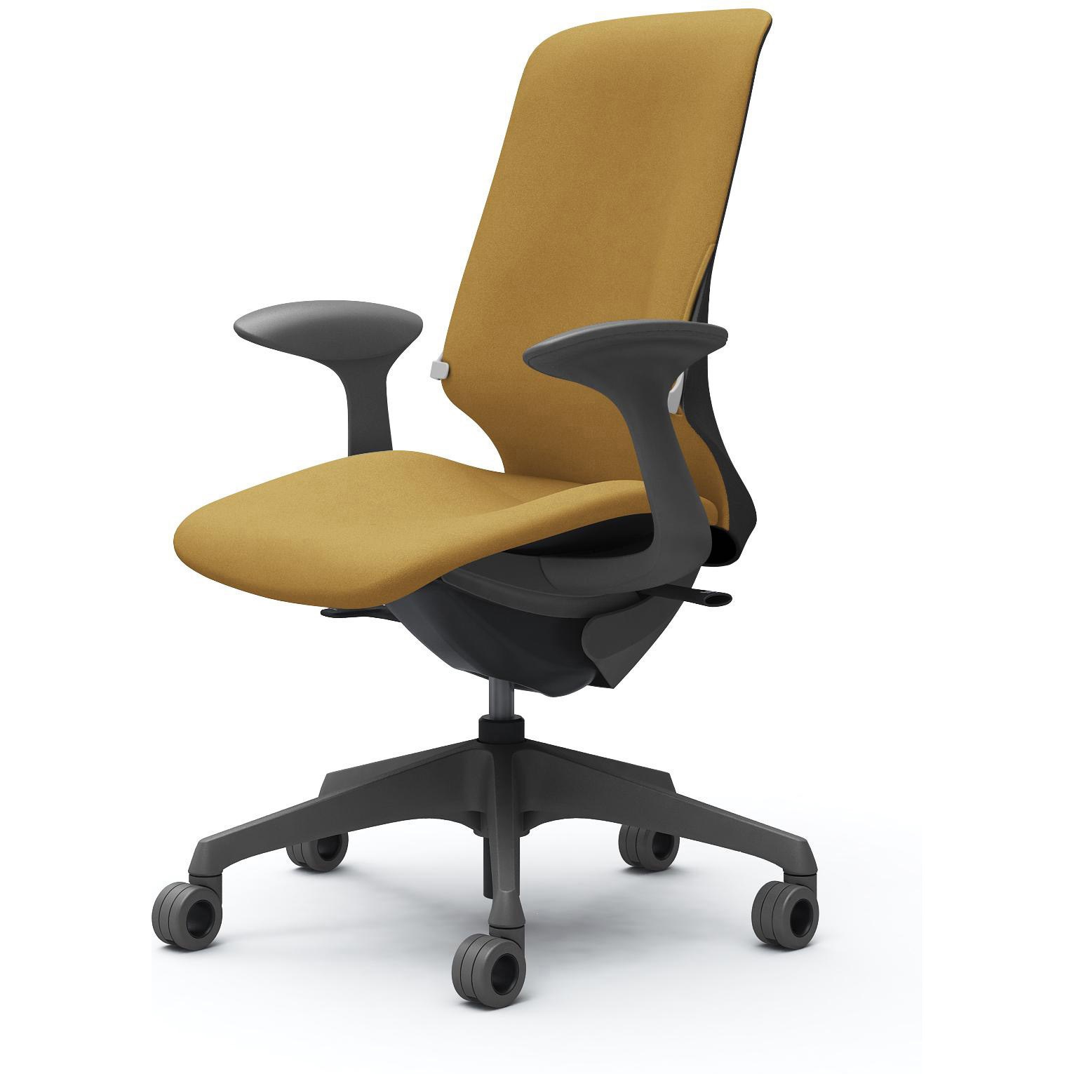 CT2CFF FXW7 スフィア，固定肘，ハイ，ホローウレタンC，座調節無，ランバー有 オカムラ(岡村製作所) インターロック ダークグレー   CT2CFF FXW7