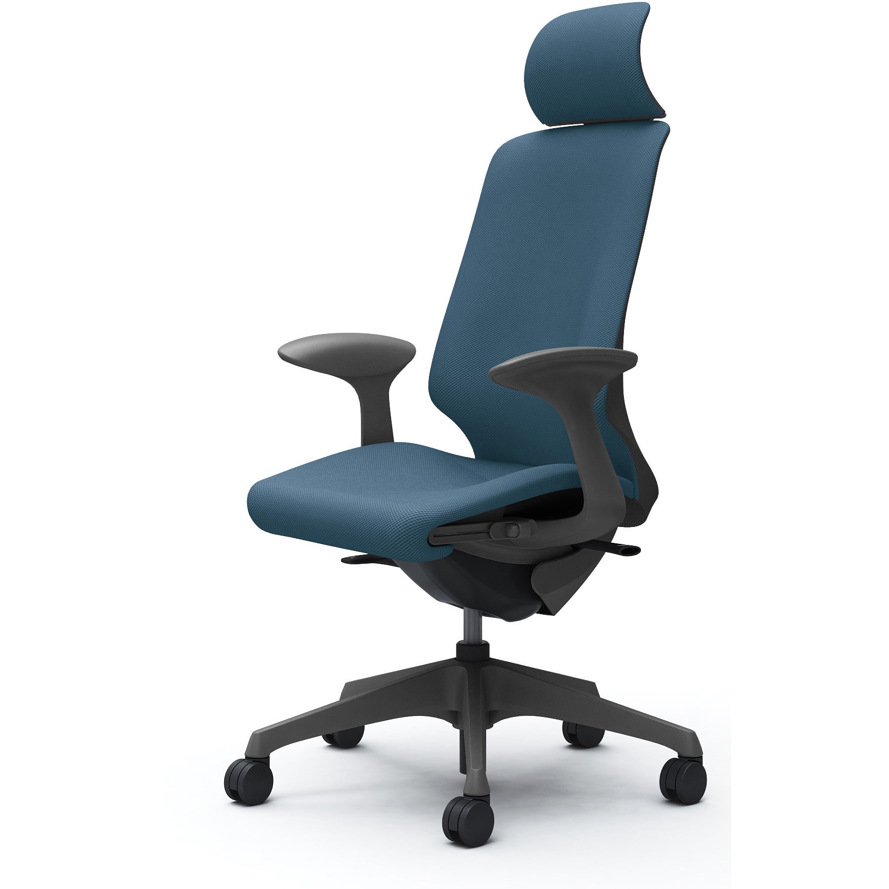 CT2EAE FRU0 スフィア，固定肘，EXハイ，ノーマルナイロンC，座調節有 オカムラ(岡村製作所) リネット ダークグレー   CT2EAE FRU0