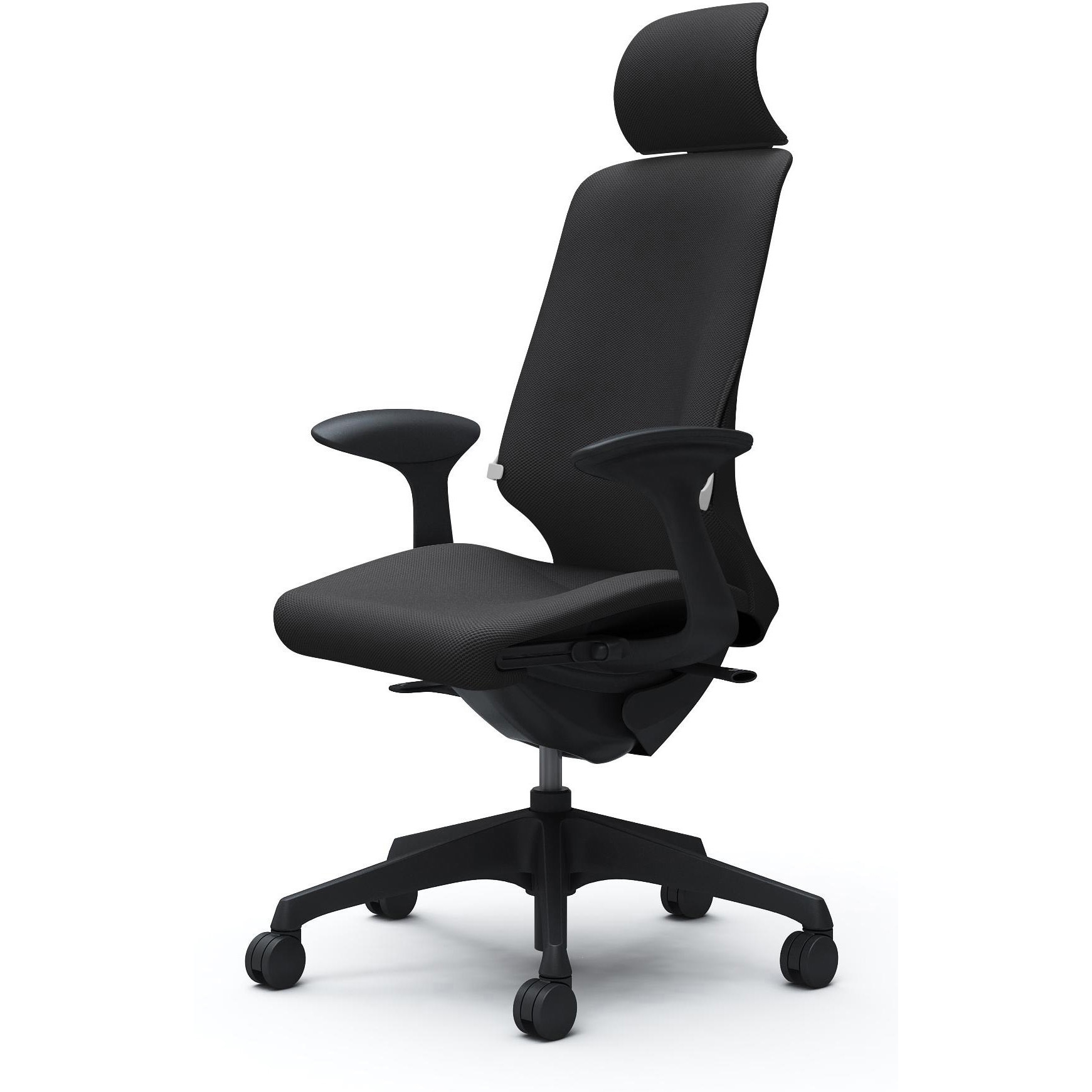 CT2EAB FRU1 スフィア，固定肘，EXハイ，ノーマルナイロンC，座調節有，ランバー有 オカムラ(岡村製作所) リネット ブラック   CT2EAB FRU1