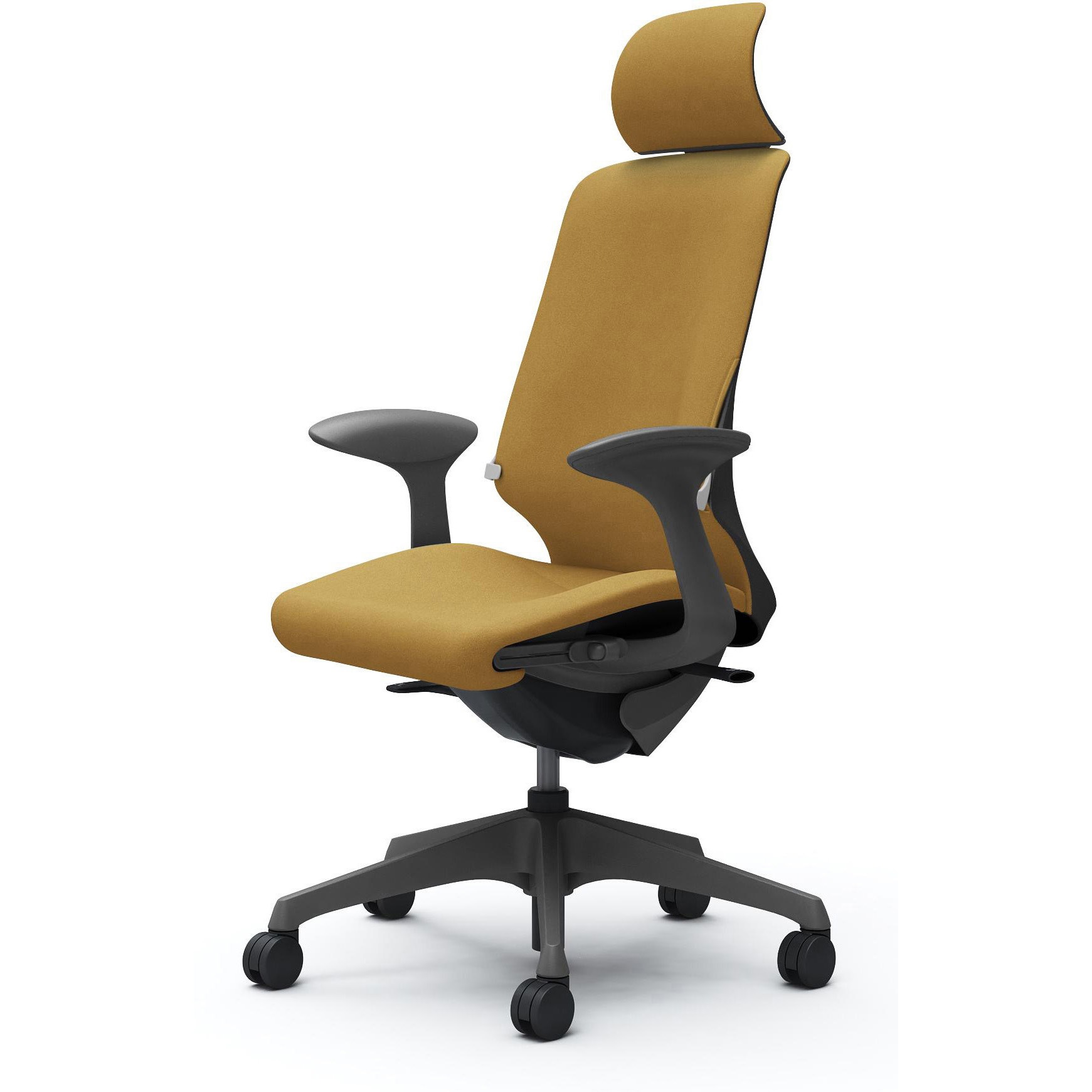 CT2EAF FXW7 スフィア，固定肘，EXハイ，ノーマルナイロンC，座調節有，ランバー有 オカムラ(岡村製作所) インターロック ダークグレー   CT2EAF FXW7