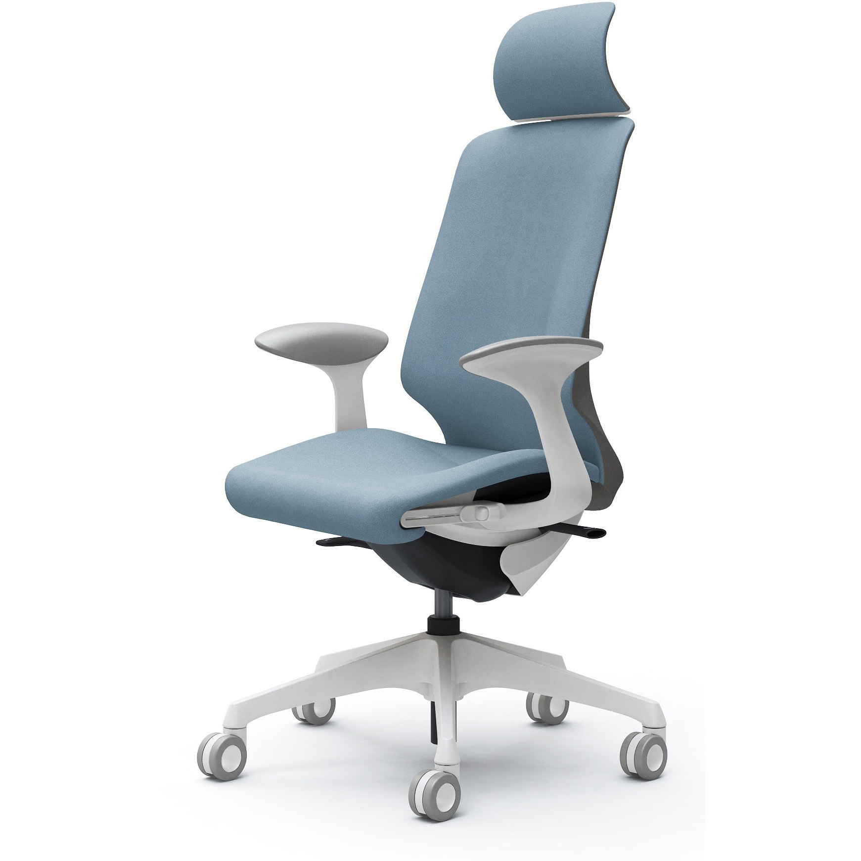 CT2EFC FXW9 スフィア，固定肘，EXハイ，ホローウレタンC，座調節有 オカムラ(岡村製作所) インターロック ホワイト   CT2EFC FXW9