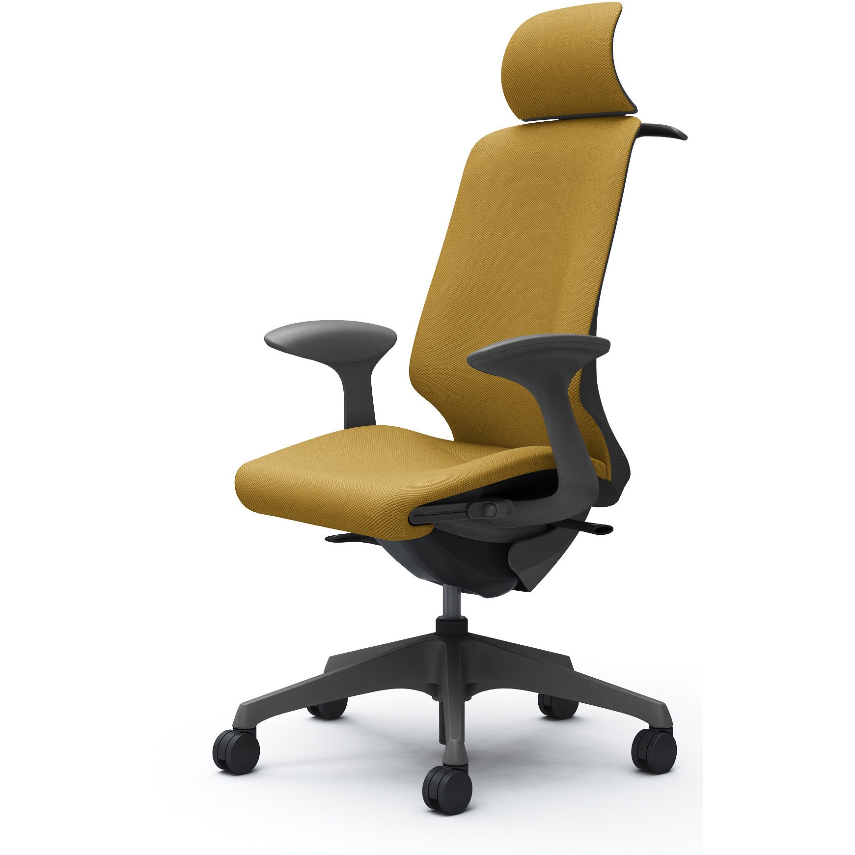 CT2FAE FRU8 スフィア，固定肘，EXハイ，ノーマルナイロンC，座調節有，ハンガー有 オカムラ(岡村製作所) リネット ダークグレー   CT2FAE FRU8