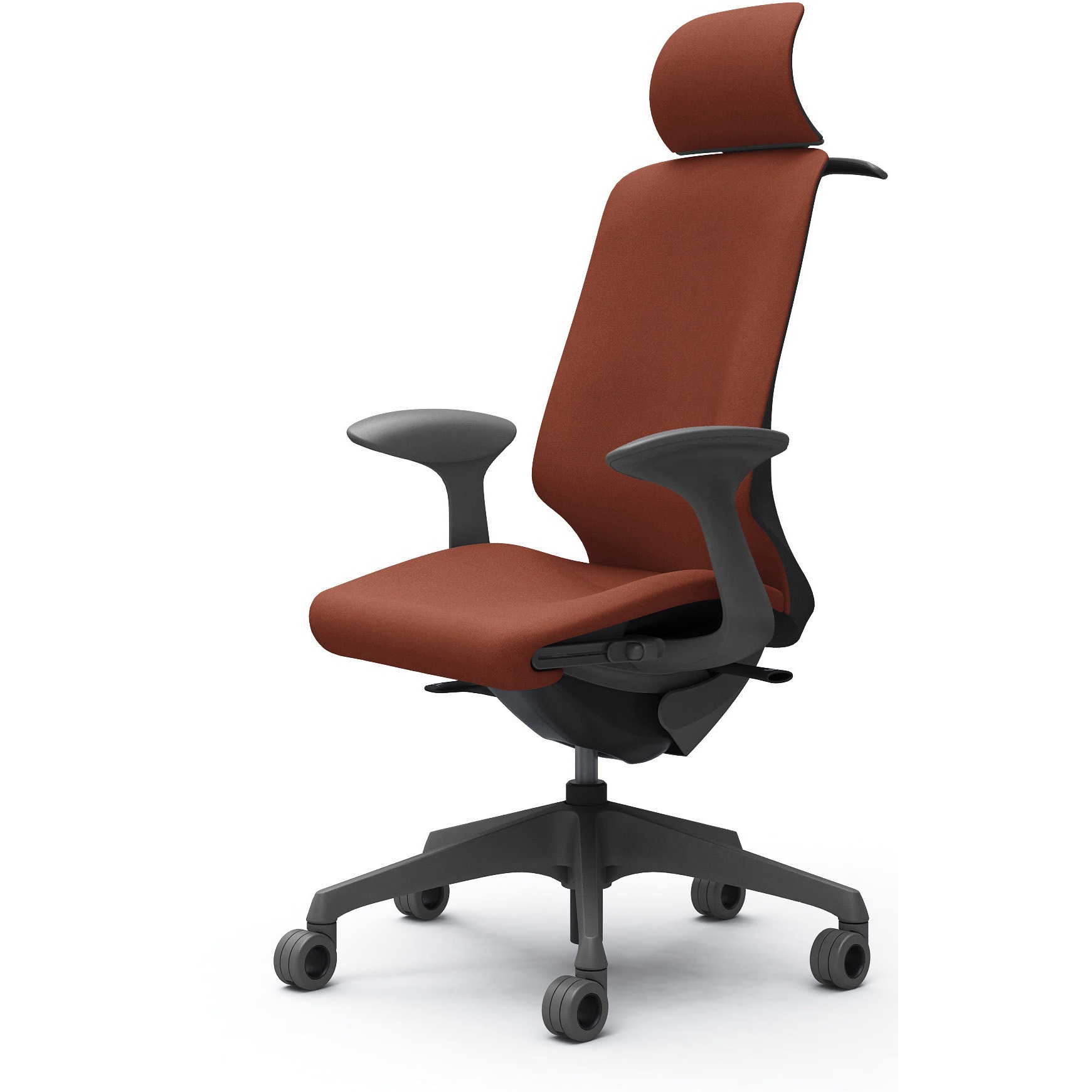 CT2FFE FXW6 スフィア，固定肘，EXハイ，ホローウレタンC，座調節有，ハンガー有 オカムラ(岡村製作所) インターロック ダークグレー   CT2FFE FXW6