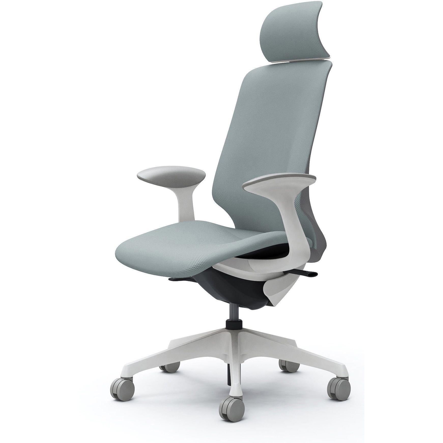 CT2GAC FRU6 スフィア，固定肘，EXハイ，ノーマルナイロンC，座調節無 オカムラ(岡村製作所) リネット ホワイト   CT2GAC FRU6