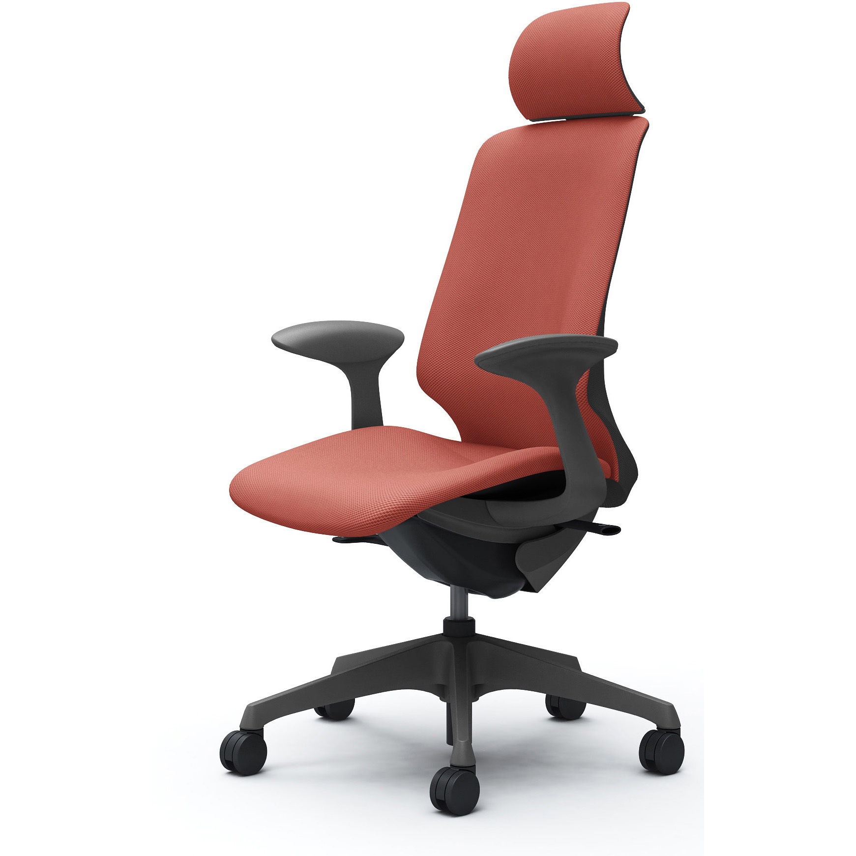 CT2GAE FRU9 スフィア，固定肘，EXハイ，ノーマルナイロンC，座調節無 オカムラ(岡村製作所) リネット ダークグレー   CT2GAE FRU9