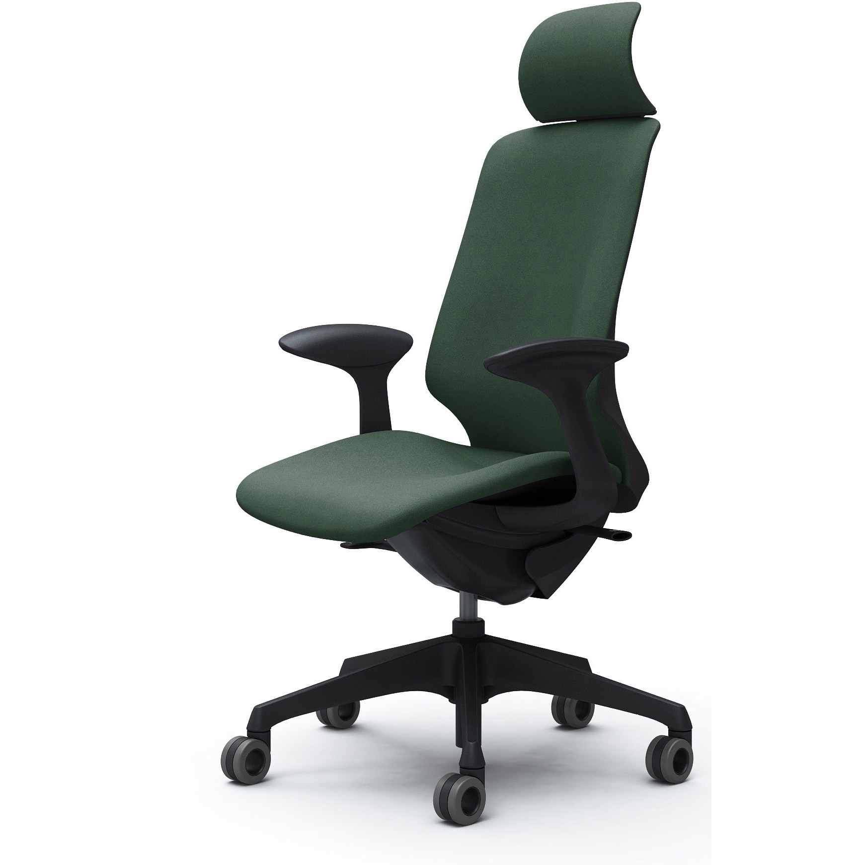 CT2GFA FXW5 スフィア，固定肘，EXハイ，ホローウレタンC，座調節無 オカムラ(岡村製作所) インターロック   CT2GFA FXW5