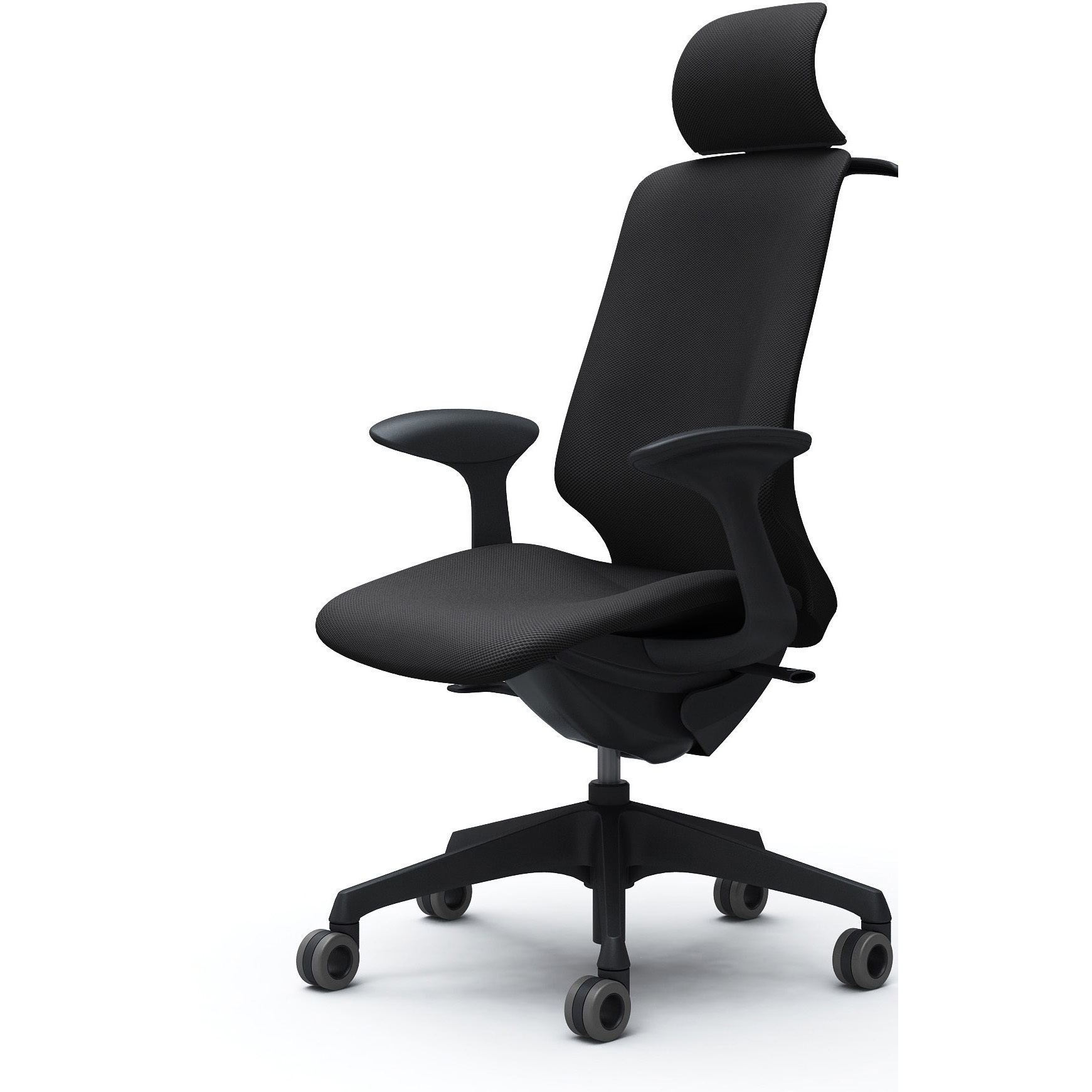 CT2HFA FRU1 スフィア，固定肘，EXハイ，ホローウレタンC，座調節無，ハンガー有 オカムラ(岡村製作所) リネット ブラック   CT2HFA FRU1