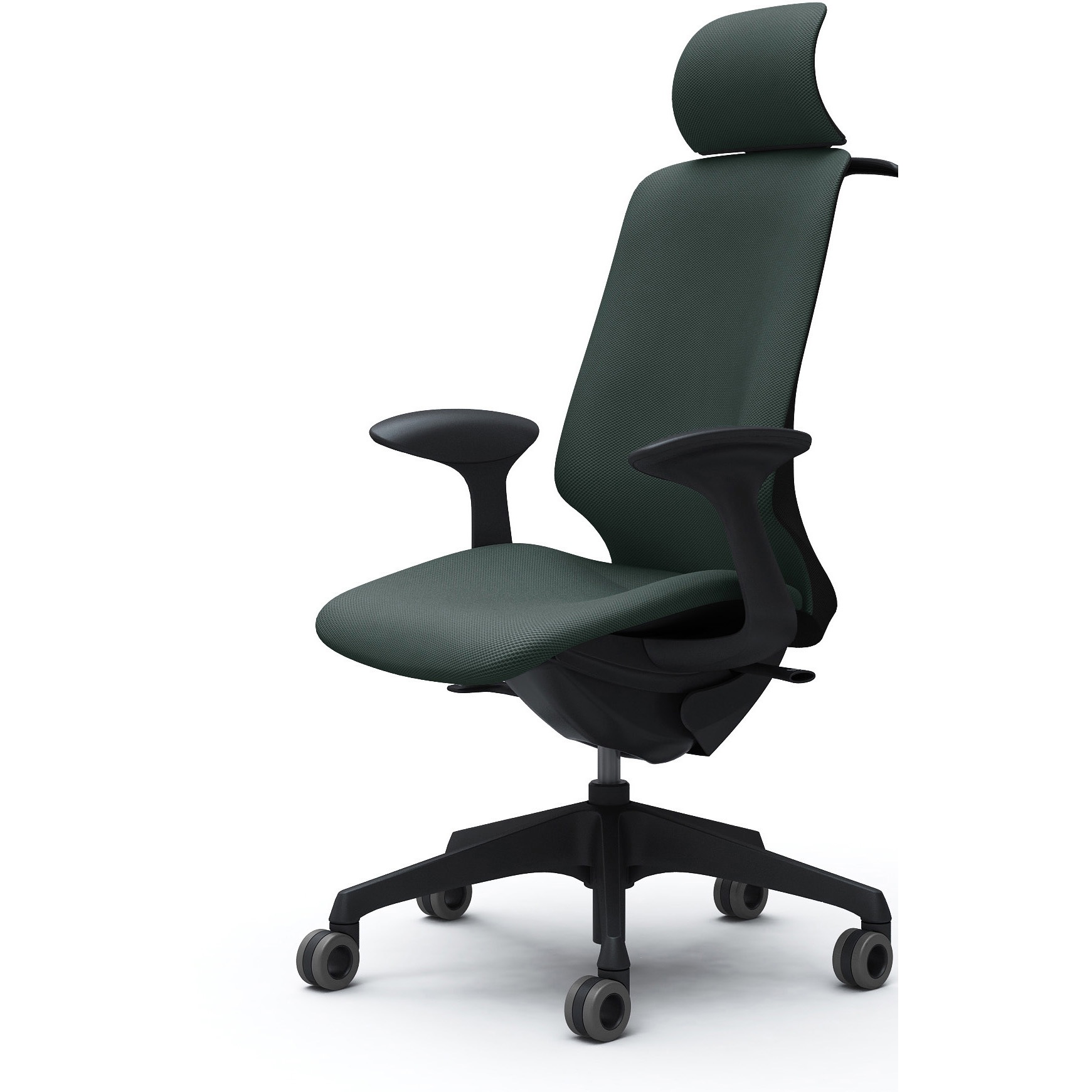 CT2HFA FRU5 スフィア，固定肘，EXハイ，ホローウレタンC，座調節無，ハンガー有 オカムラ(岡村製作所) リネット ブラック   CT2HFA FRU5