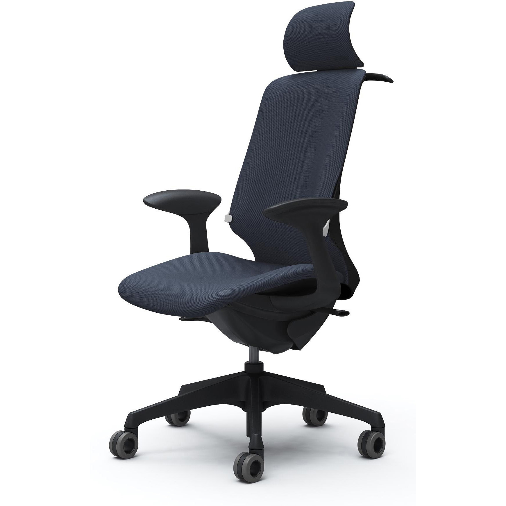 CT2HFB FRU4 スフィア，固定肘，EXハイ，ホローウレタンC，座調節無，ハンガー有，ランバー有 オカムラ(岡村製作所) リネット ブラック   CT2HFB FRU4