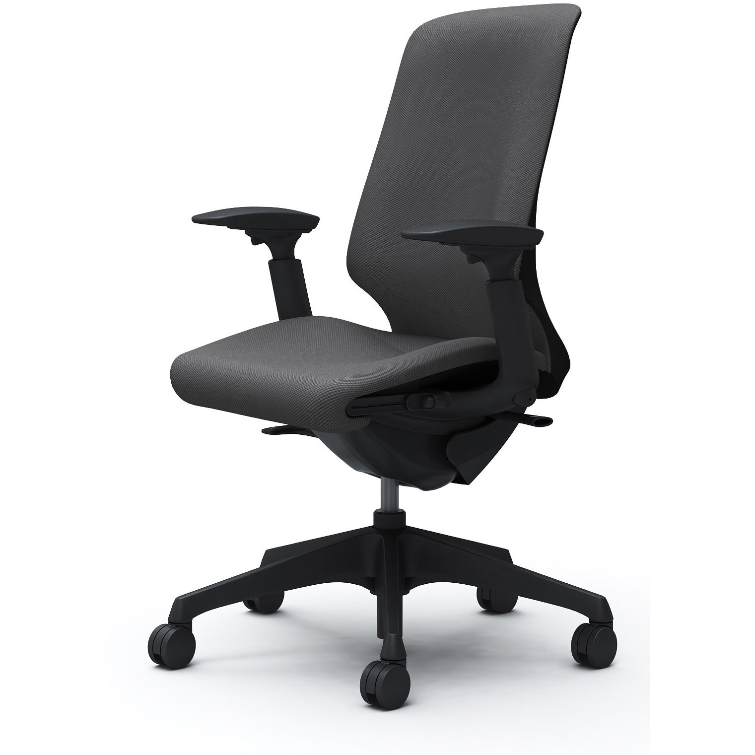 CT4AAA FRU2 スフィア，可動肘，ハイ，ノーマルナイロンC，座調節有 オカムラ(岡村製作所) リネット ブラック   CT4AAA FRU2