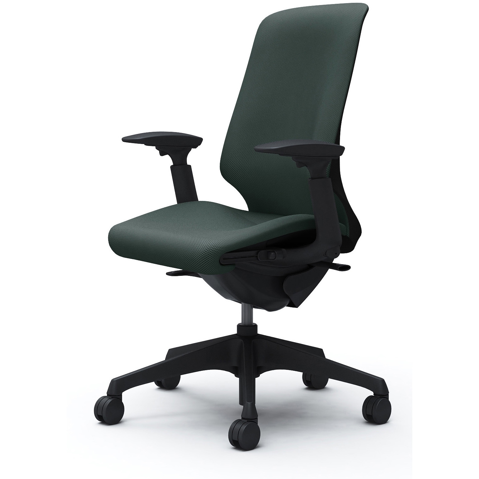 CT4AAA FRU5 スフィア，可動肘，ハイ，ノーマルナイロンC，座調節有 オカムラ(岡村製作所) リネット ブラック   CT4AAA FRU5 60,390円