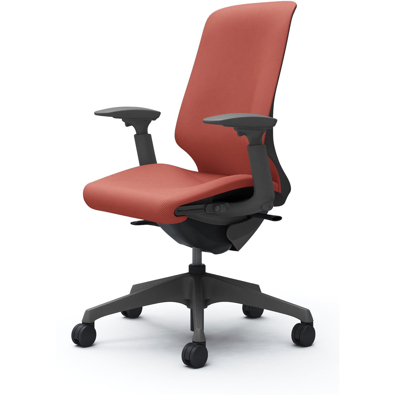 CT4AAE FRU9 スフィア，可動肘，ハイ，ノーマルナイロンC，座調節有 オカムラ(岡村製作所) リネット ダークグレー   CT4AAE FRU9 60,390円