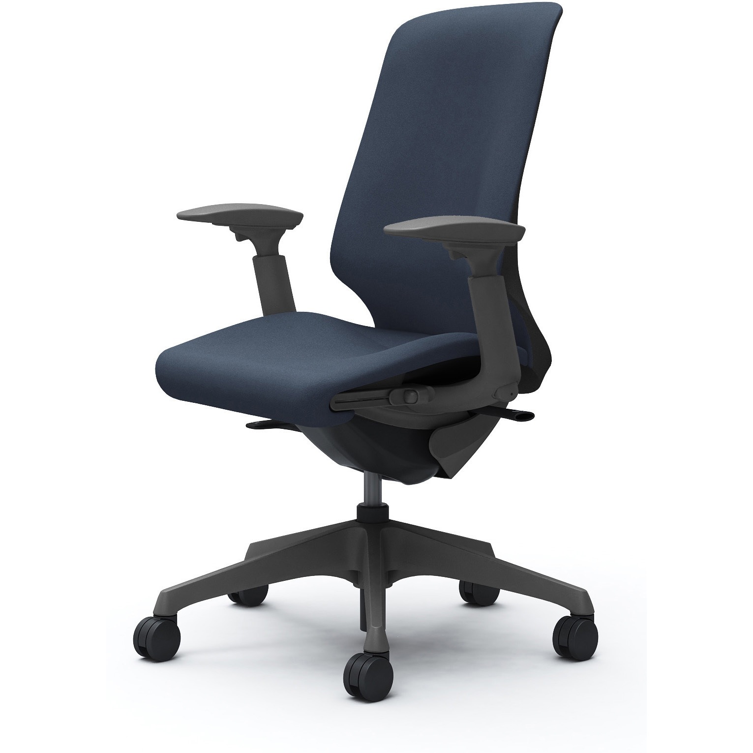 CT4AAE FXW4 スフィア，可動肘，ハイ，ノーマルナイロンC，座調節有 オカムラ(岡村製作所) インターロック ダークグレー   CT4AAE FXW4