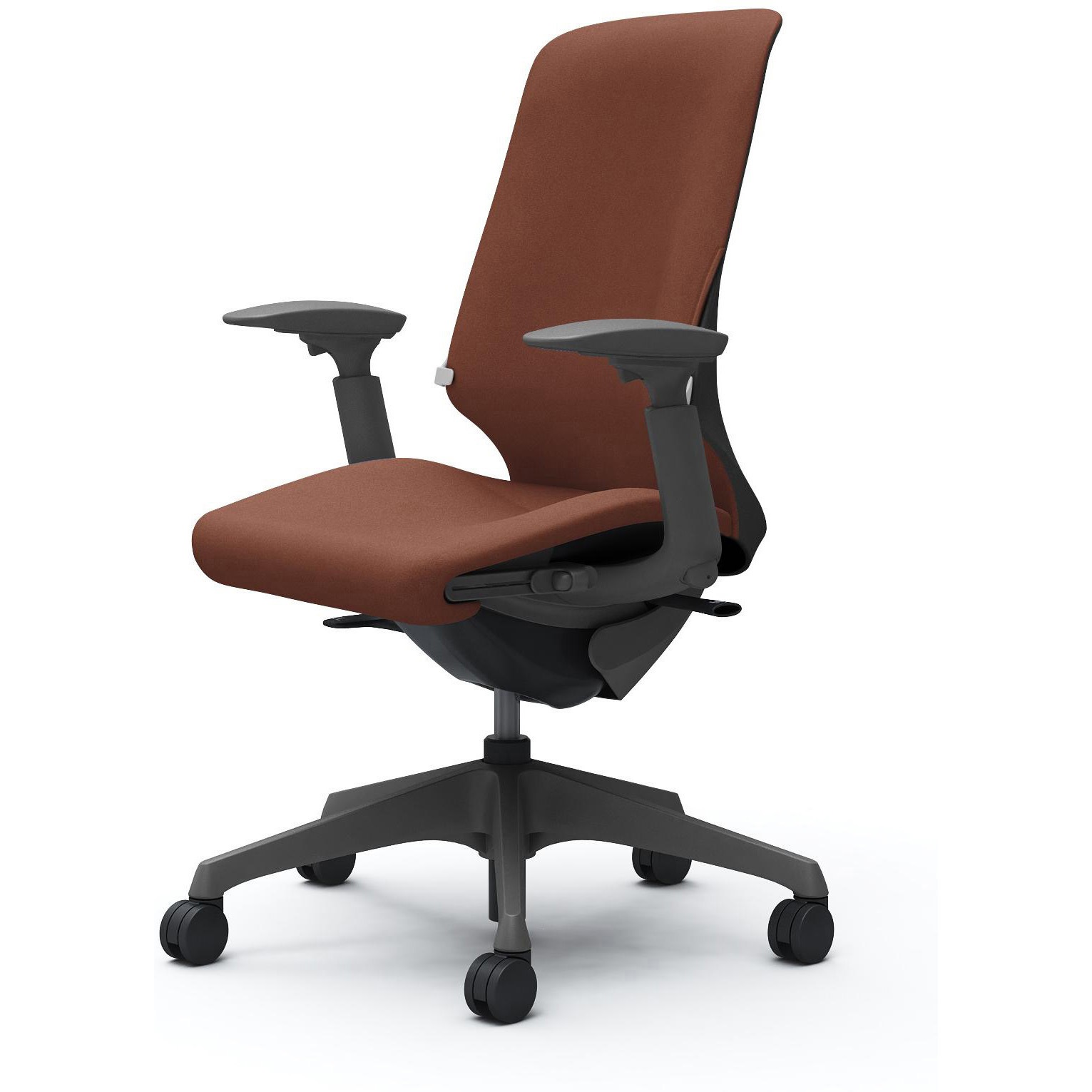 CT4AAF FXW6 スフィア，可動肘，ハイ，ノーマルナイロンC，座調節有，ランバー有 オカムラ(岡村製作所) インターロック ダークグレー   CT4AAF FXW6