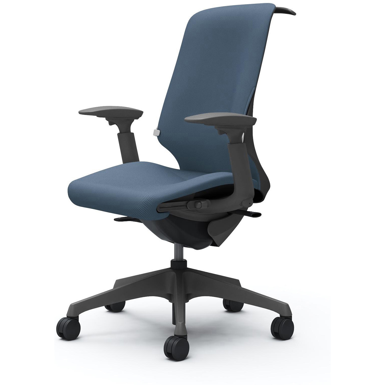 CT4BAF FRU0 スフィア，可動肘，ハイ，ノーマルナイロンC，座調節有，ハンガー有，ランバー有 オカムラ(岡村製作所) リネット ダークグレー   CT4BAF FRU0