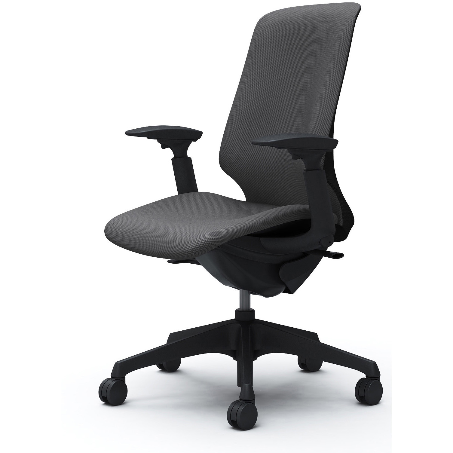 CT4CAA FRU2 スフィア，可動肘，ハイ，ノーマルナイロンC，座調節無 オカムラ(岡村製作所) リネット ブラック   CT4CAA FRU2