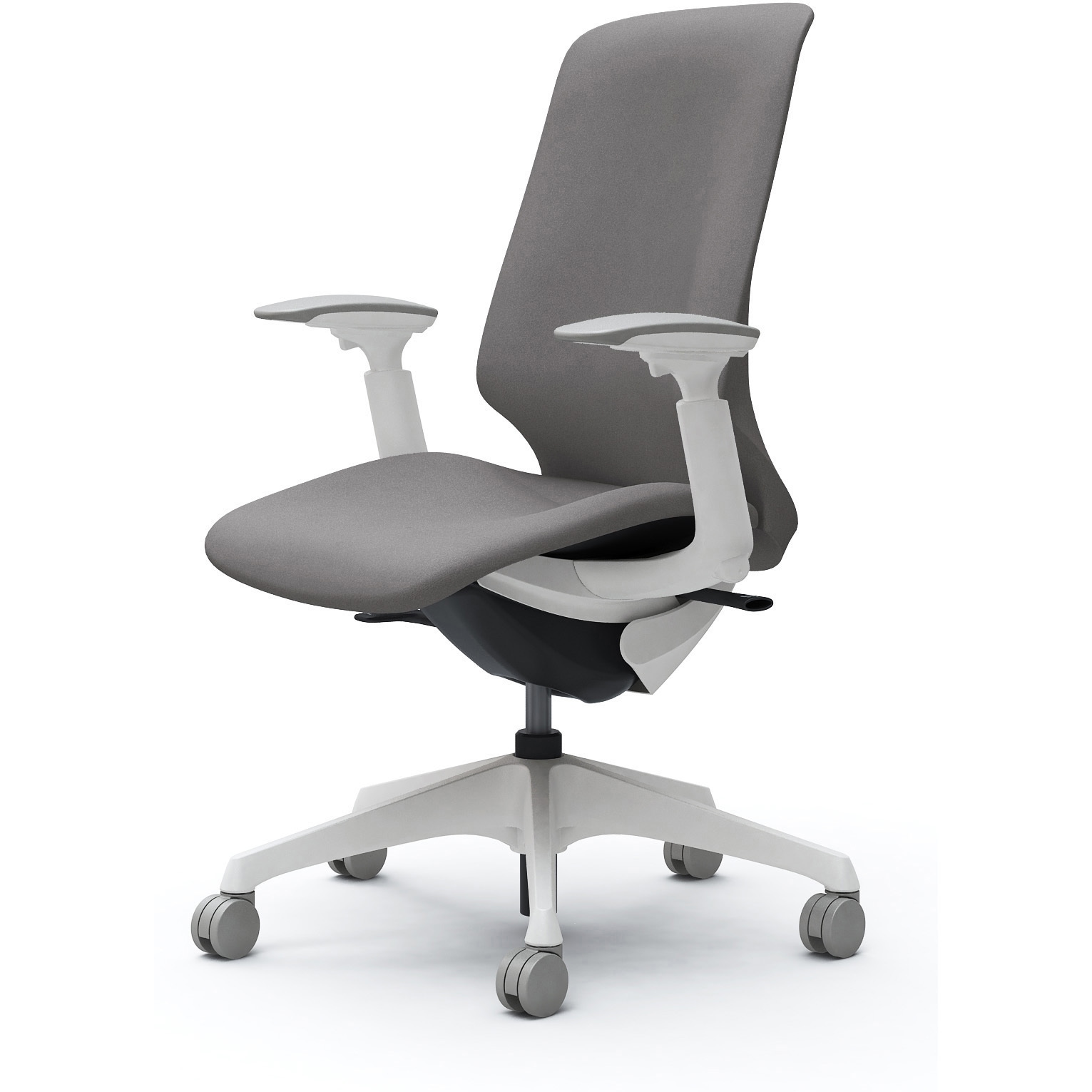 CT4CAC FXW1 スフィア，可動肘，ハイ，ノーマルナイロンC，座調節無 オカムラ(岡村製作所) インターロック ホワイト   CT4CAC FXW1