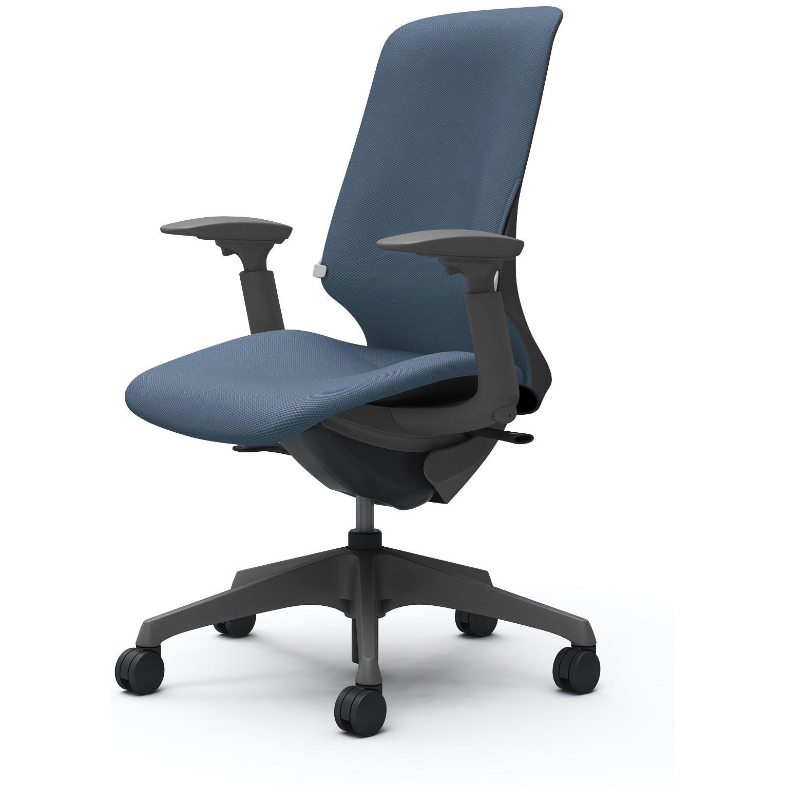 CT4CAF FRU0 スフィア，可動肘，ハイ，ノーマルナイロンC，座調節無，ランバー有 オカムラ(岡村製作所) リネット ダークグレー   CT4CAF FRU0