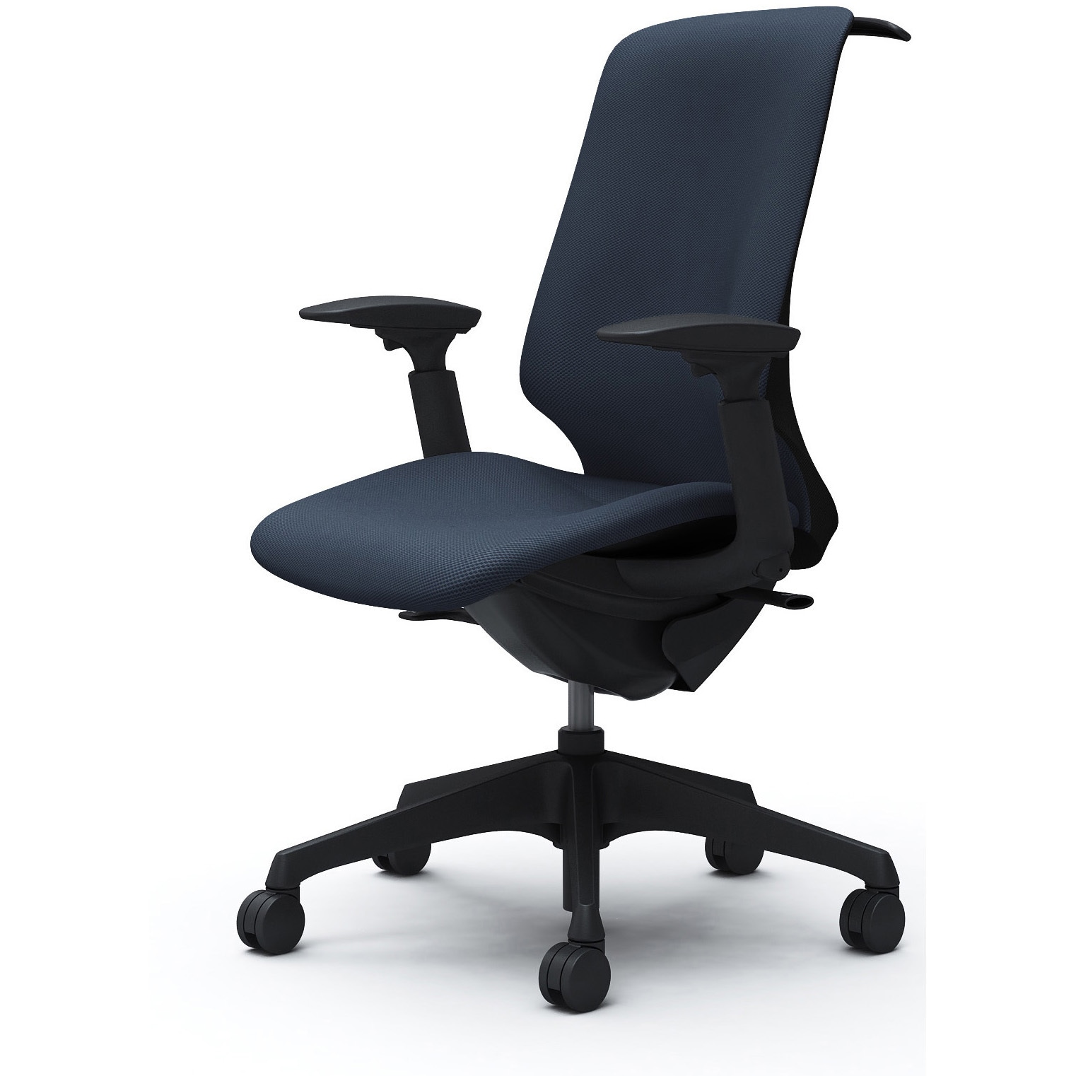 CT4DAA FRU4 スフィア，可動肘，ハイ，ノーマルナイロンC，座調節無，ハンガー有 オカムラ(岡村製作所) リネット ブラック   CT4DAA FRU4