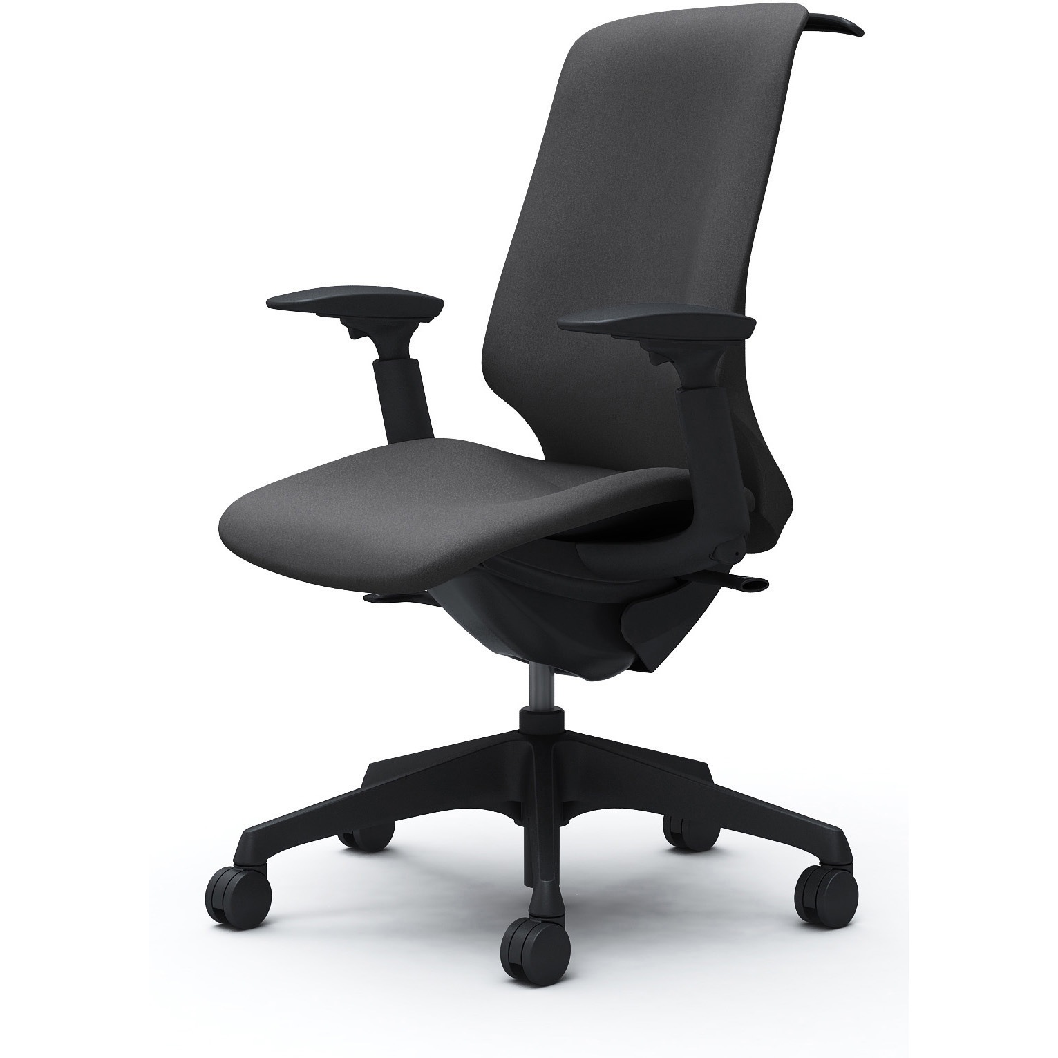 CT4DAA FXW0 スフィア，可動肘，ハイ，ノーマルナイロンC，座調節無，ハンガー有 オカムラ(岡村製作所) インターロック   CT4DAA FXW0