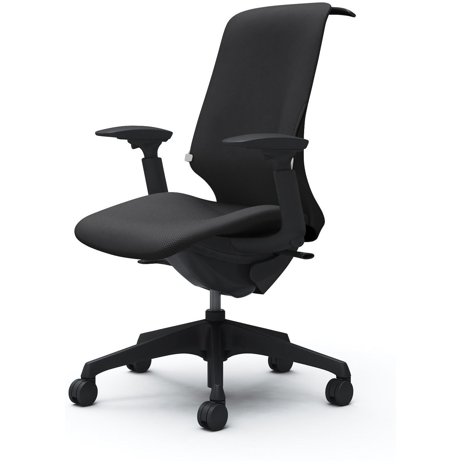 CT4DAB FRU1 スフィア，可動肘，ハイ，ノーマルナイロンC，座調節無，ハンガー有，ランバー有 オカムラ(岡村製作所) リネット ブラック   CT4DAB FRU1