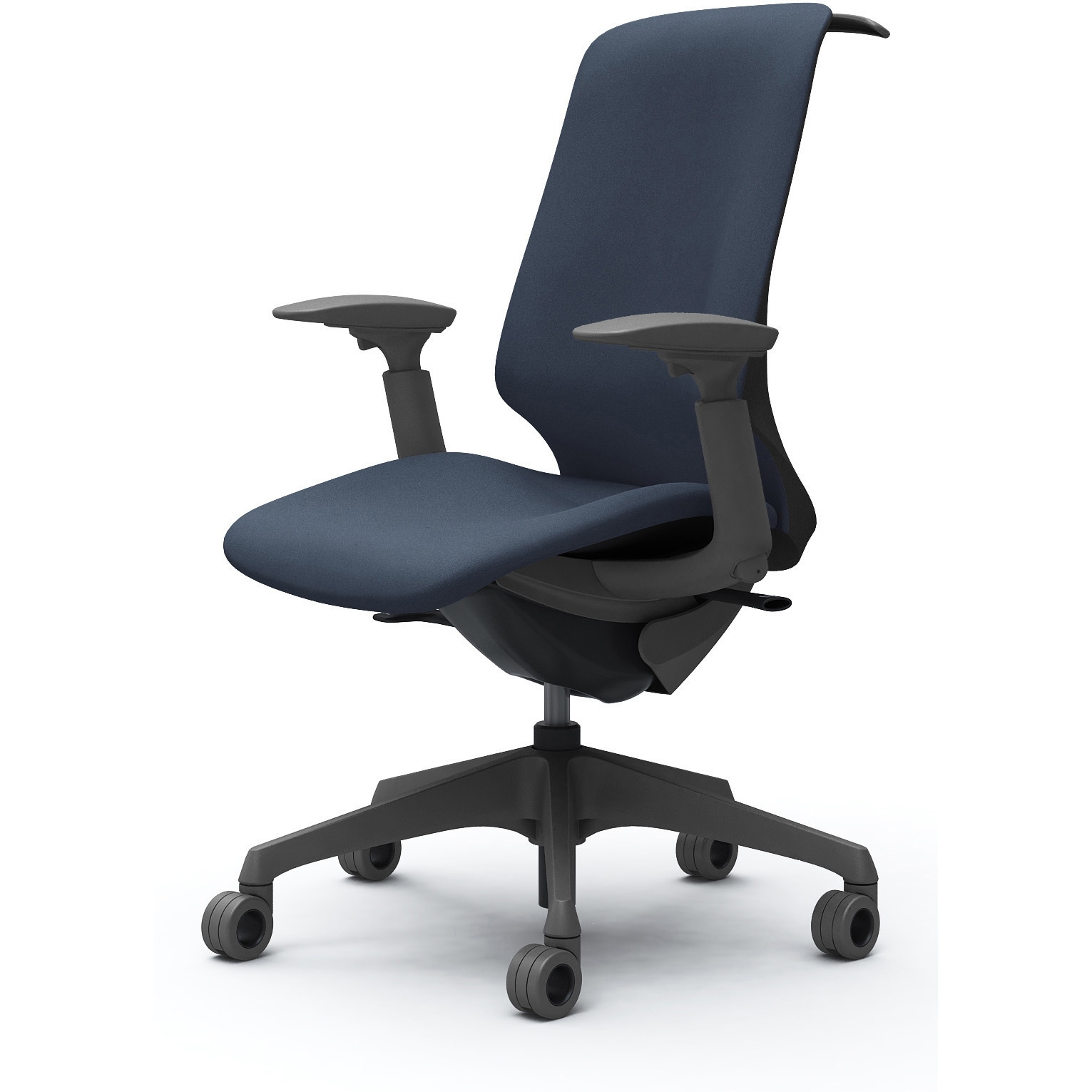 CT4DFE FXW4 スフィア，可動肘，ハイ，ホローウレタンC，座調節無，ハンガー有 オカムラ(岡村製作所) インターロック ダークグレー   CT4DFE FXW4