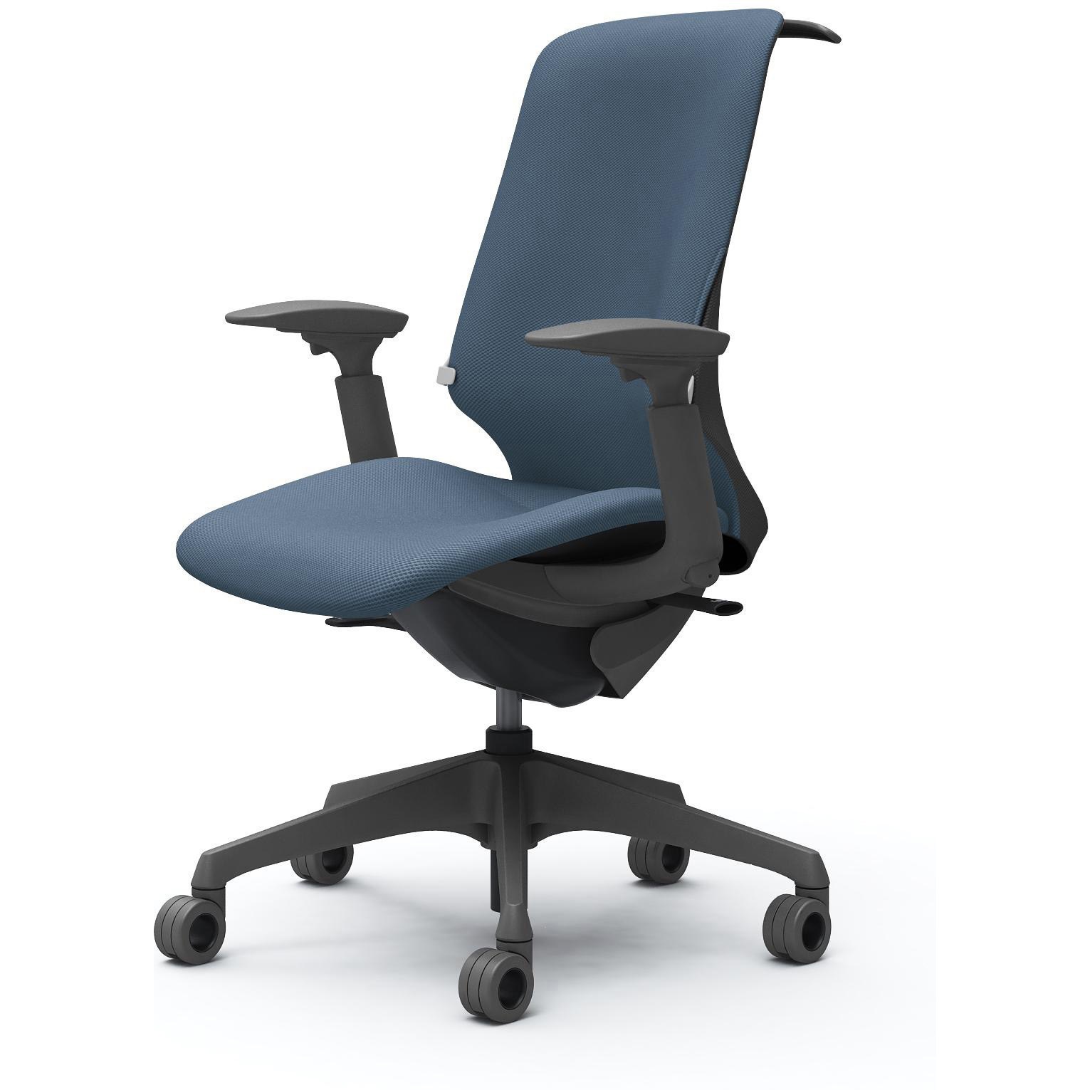 CT4DFF FRU0 スフィア，可動肘，ハイ，ホローウレタンC，座調節無，ハンガー有，ランバー有 オカムラ(岡村製作所) リネット ダークグレー   CT4DFF FRU0 71,390円