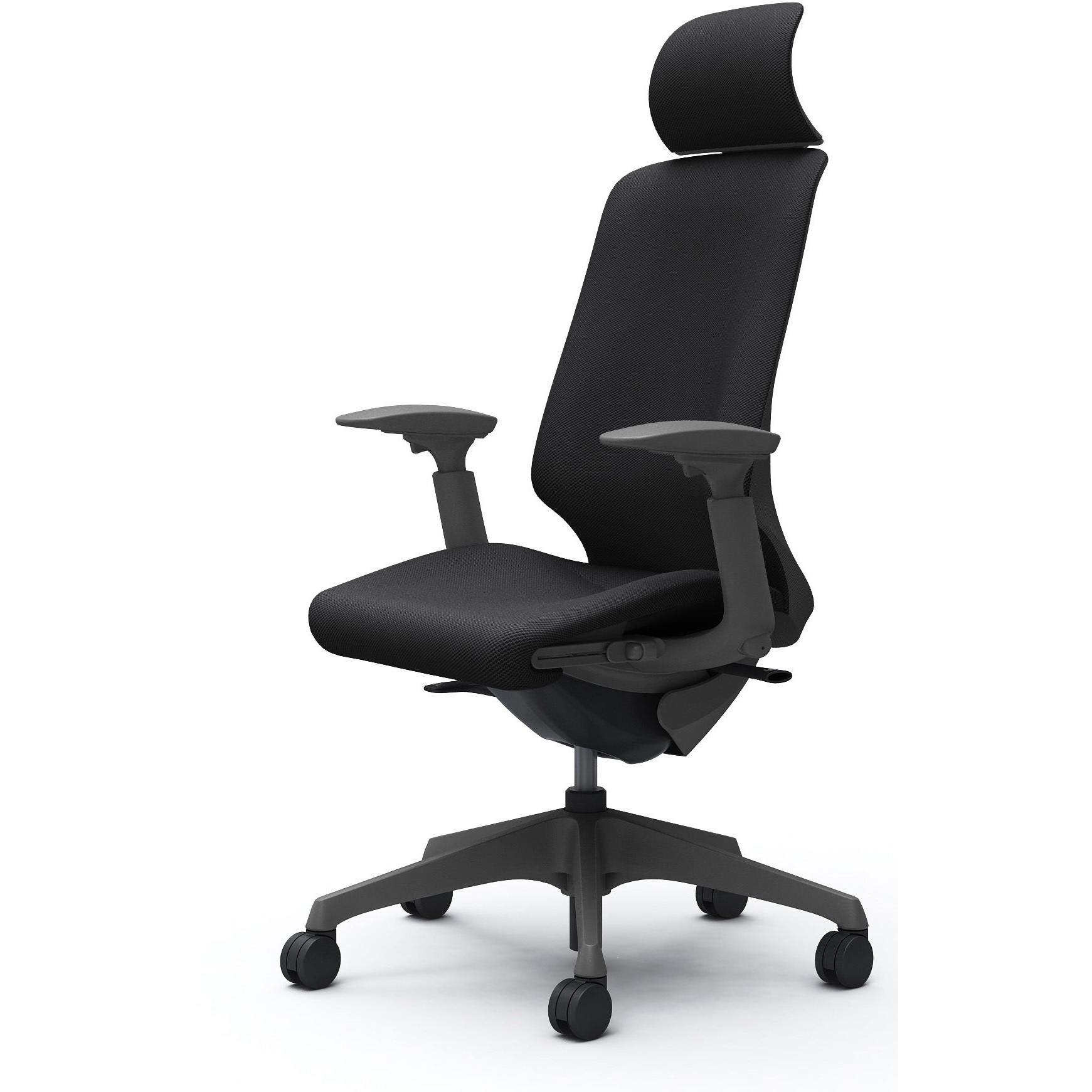 CT4EAE FRU1 スフィア，可動肘，EXハイ，ノーマルナイロンC，座調節有 オカムラ(岡村製作所) リネット ダークグレー   CT4EAE FRU1 71,390円