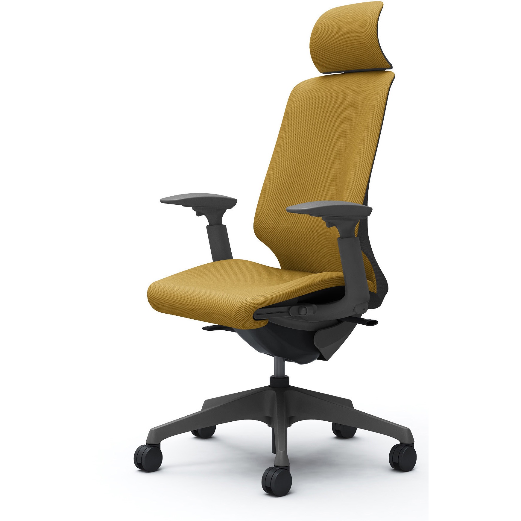 CT4EAE FRU8 スフィア，可動肘，EXハイ，ノーマルナイロンC，座調節有 オカムラ(岡村製作所) リネット ダークグレー   CT4EAE FRU8