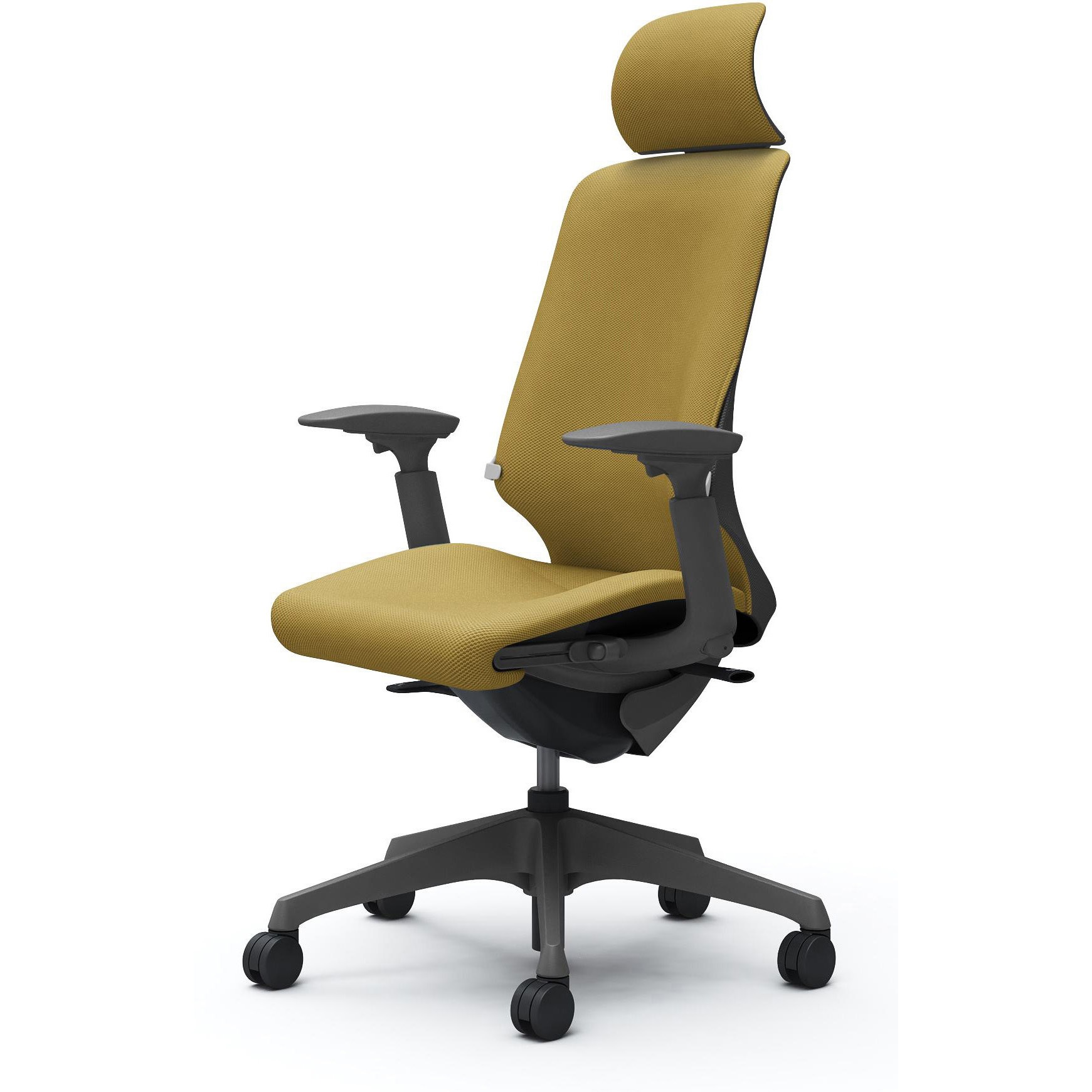 CT4EAF FRU8 スフィア，可動肘，EXハイ，ノーマルナイロンC，座調節有，ランバー有 オカムラ(岡村製作所) リネット ダークグレー   CT4EAF FRU8