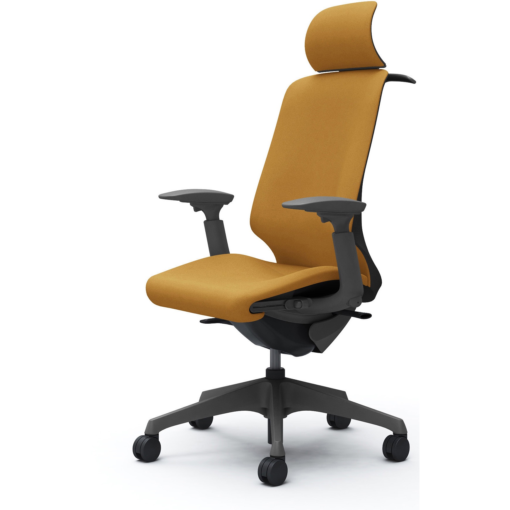 CT4FAE FXW7 スフィア，可動肘，EXハイ，ノーマルナイロンC，座調節有，ハンガー有 オカムラ(岡村製作所) インターロック ダークグレー   CT4FAE FXW7