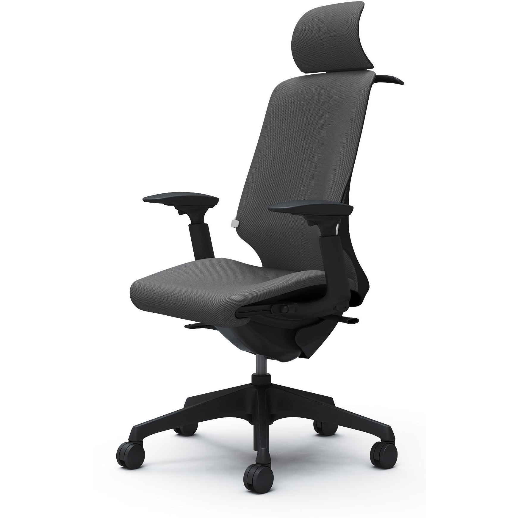 CT4FAB FRU2 スフィア，可動肘，EXハイ，ノーマルナイロンC，座調節有，ハンガー有，ランバー有 オカムラ(岡村製作所) リネット ブラック   CT4FAB FRU2