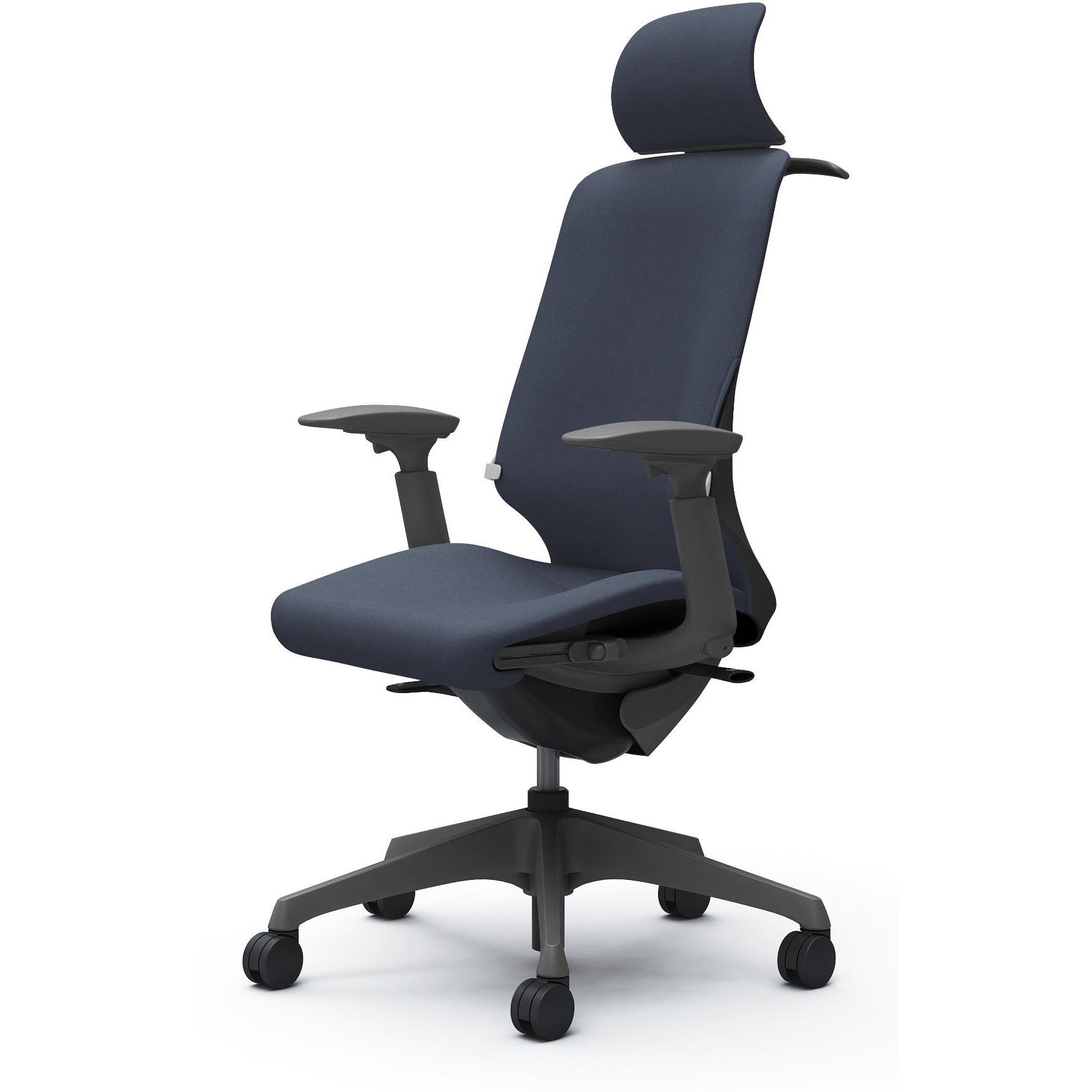 CT4FAF FXW4 スフィア，可動肘，EXハイ，ノーマルナイロンC，座調節有，ハンガー有，ランバー有 オカムラ(岡村製作所) インターロック ダークグレー   CT4FAF FXW4