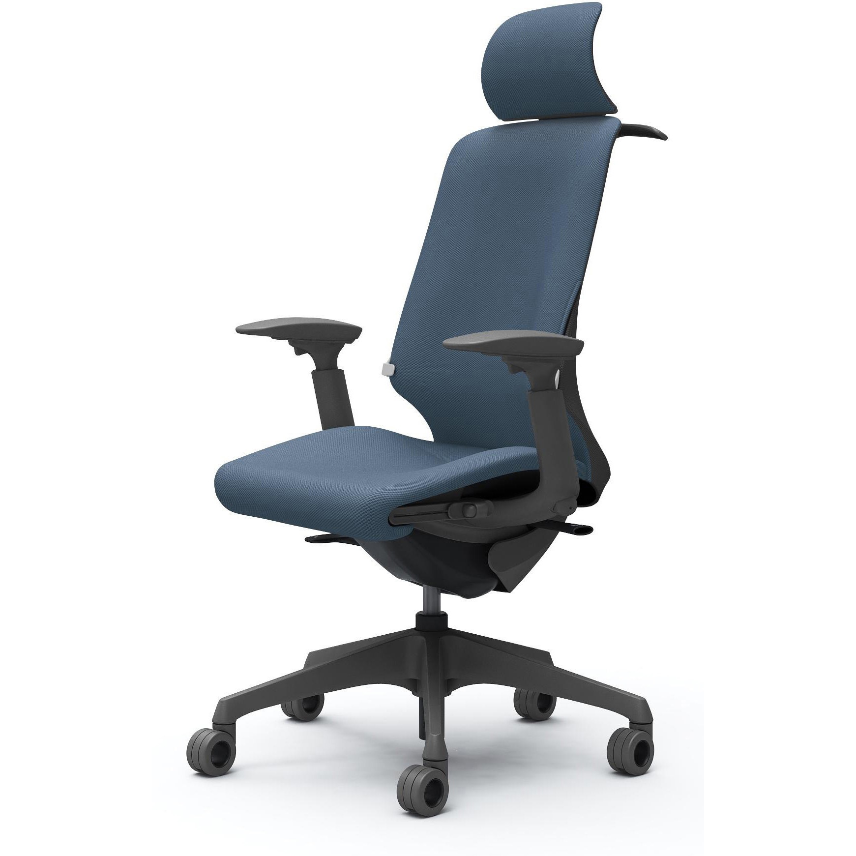 CT4FFF FRU0 スフィア，可動肘，EXハイ，ホローウレタンC，座調節有，ハンガー有，ランバー有 オカムラ(岡村製作所) リネット ダークグレー   CT4FFF FRU0