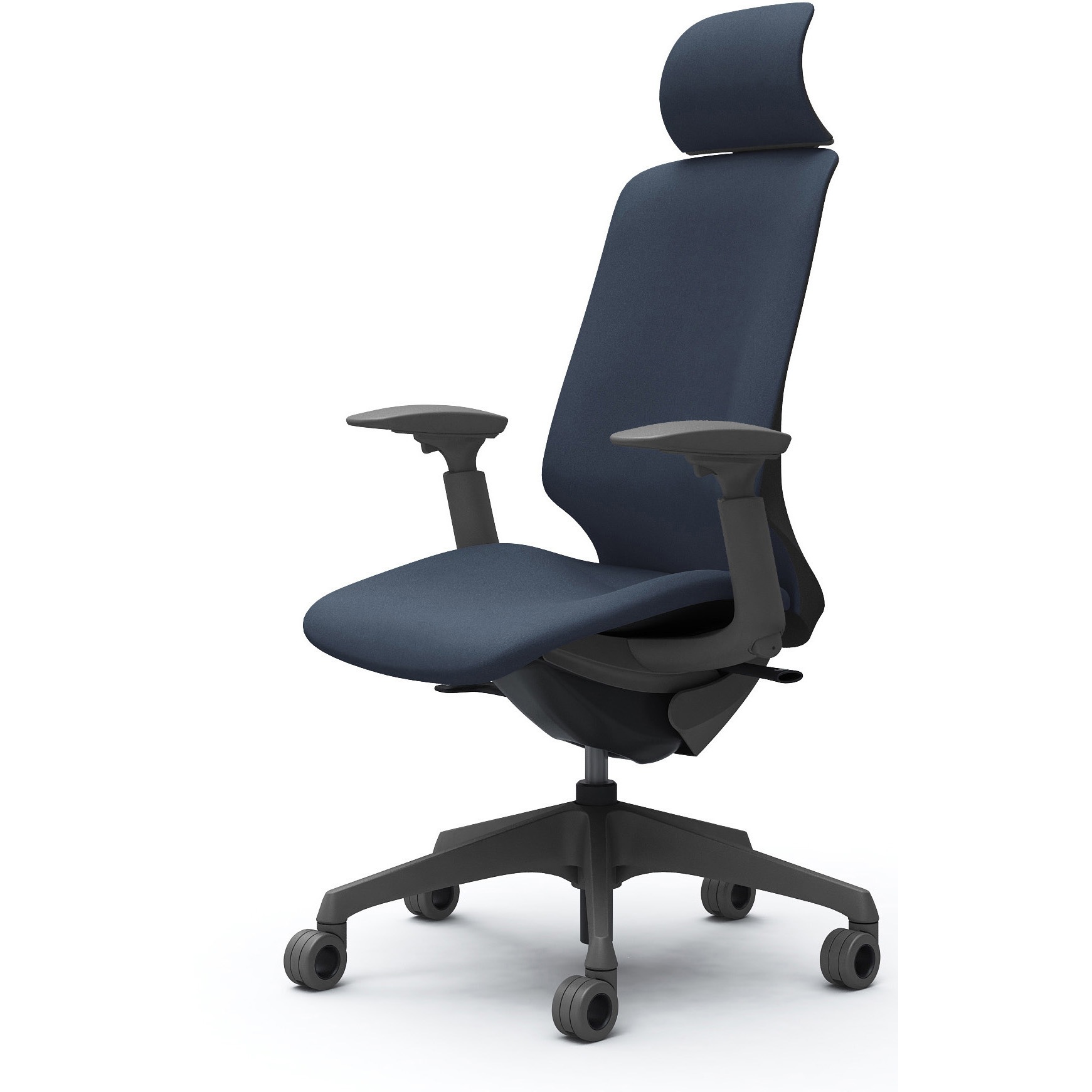 CT4GFE FXW4 スフィア，可動肘，EXハイ，ホローウレタンC，座調節無 オカムラ(岡村製作所) インターロック ダークグレー   CT4GFE FXW4