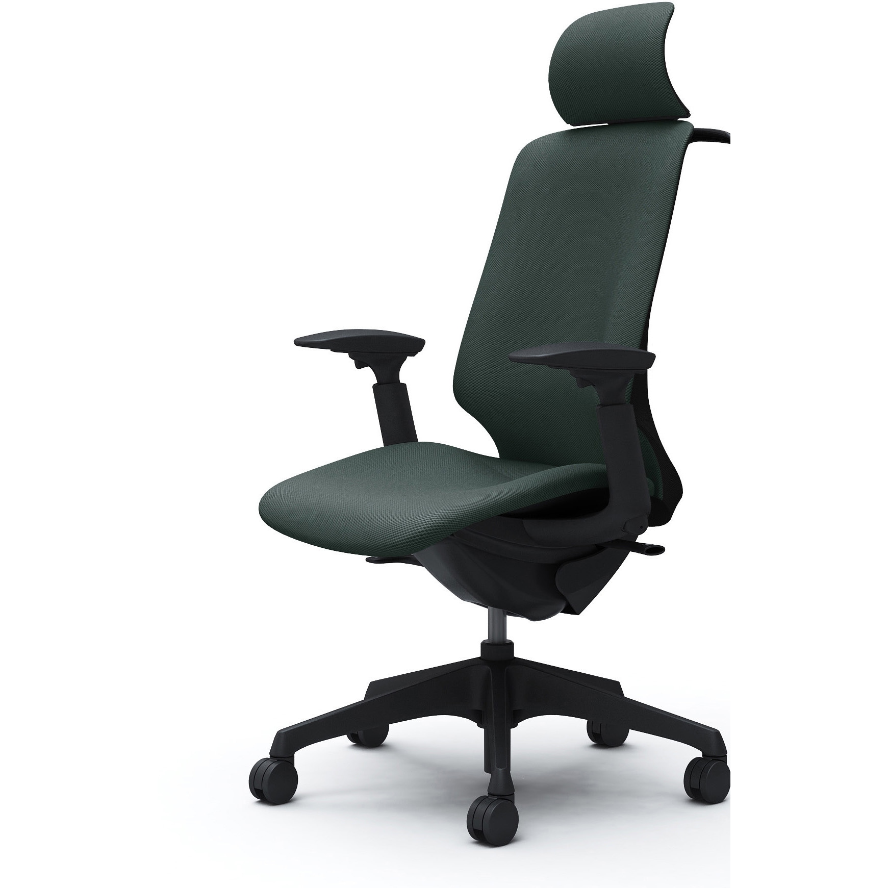 CT4HAA FRU5 スフィア，可動肘，EXハイ，ノーマルナイロンC，座調節無，ハンガー有 オカムラ(岡村製作所) リネット ブラック   CT4HAA FRU5