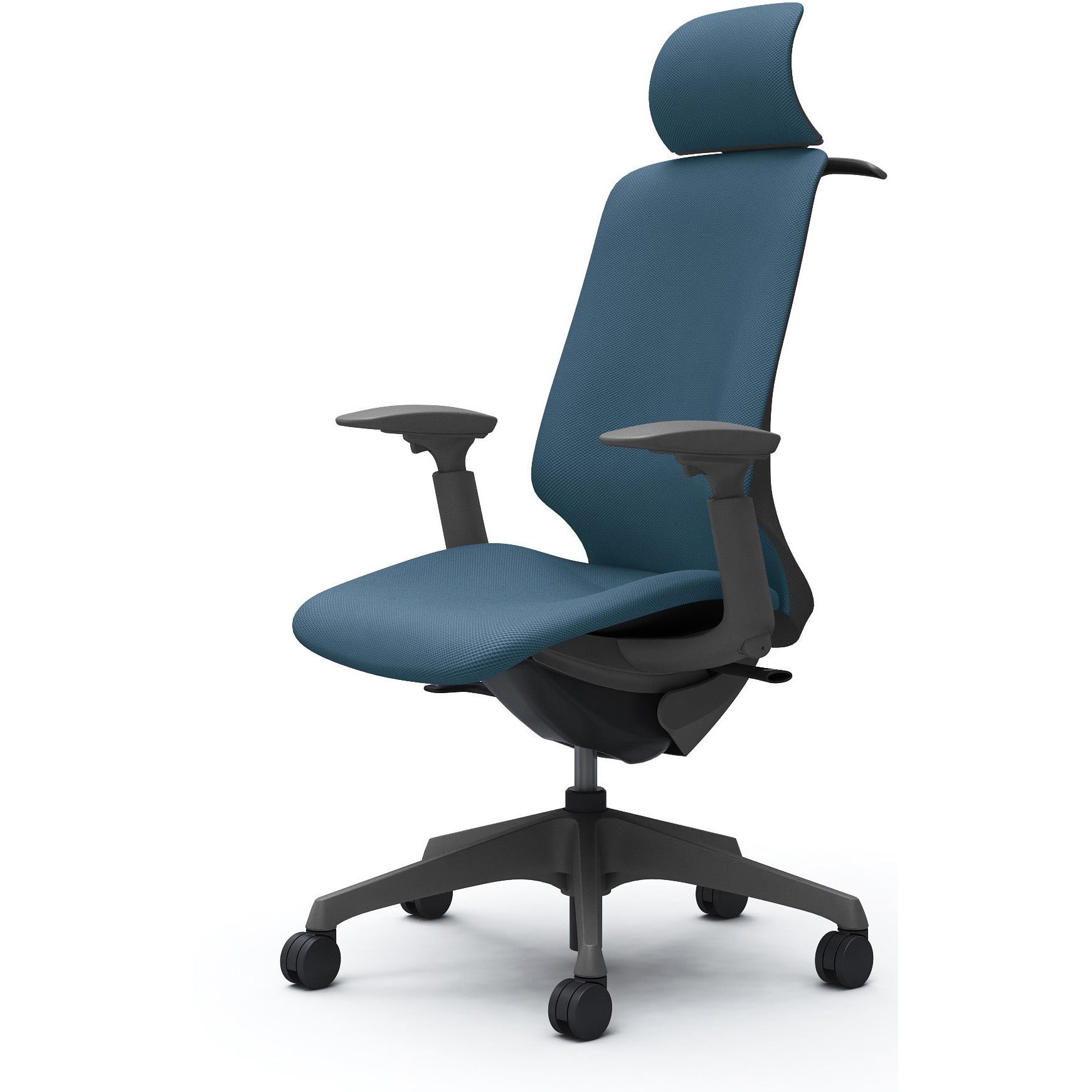 CT4HAE FRU0 スフィア，可動肘，EXハイ，ノーマルナイロンC，座調節無，ハンガー有 オカムラ(岡村製作所) リネット ダークグレー   CT4HAE FRU0