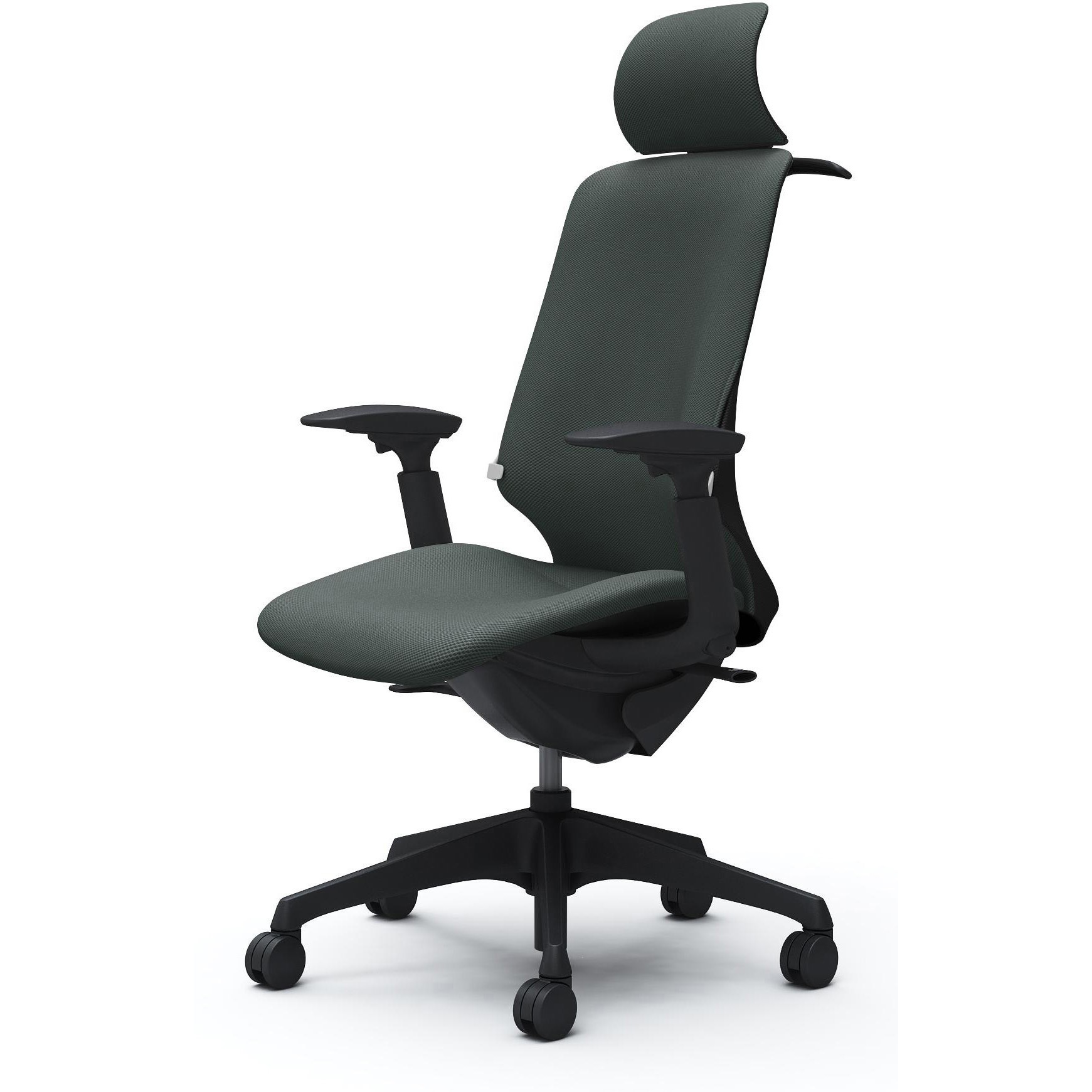 CT4HAB FRU5 スフィア，可動肘，EXハイ，ノーマルナイロンC，座調節無，ハンガー有，ランバー有 オカムラ(岡村製作所) リネット ブラック   CT4HAB FRU5