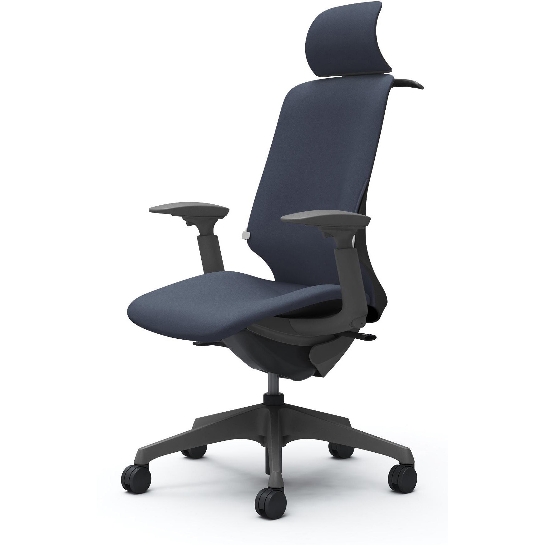 CT4HAF FXW4 スフィア，可動肘，EXハイ，ノーマルナイロンC，座調節無，ハンガー有，ランバー有 オカムラ(岡村製作所) インターロック ダークグレー   CT4HAF FXW4