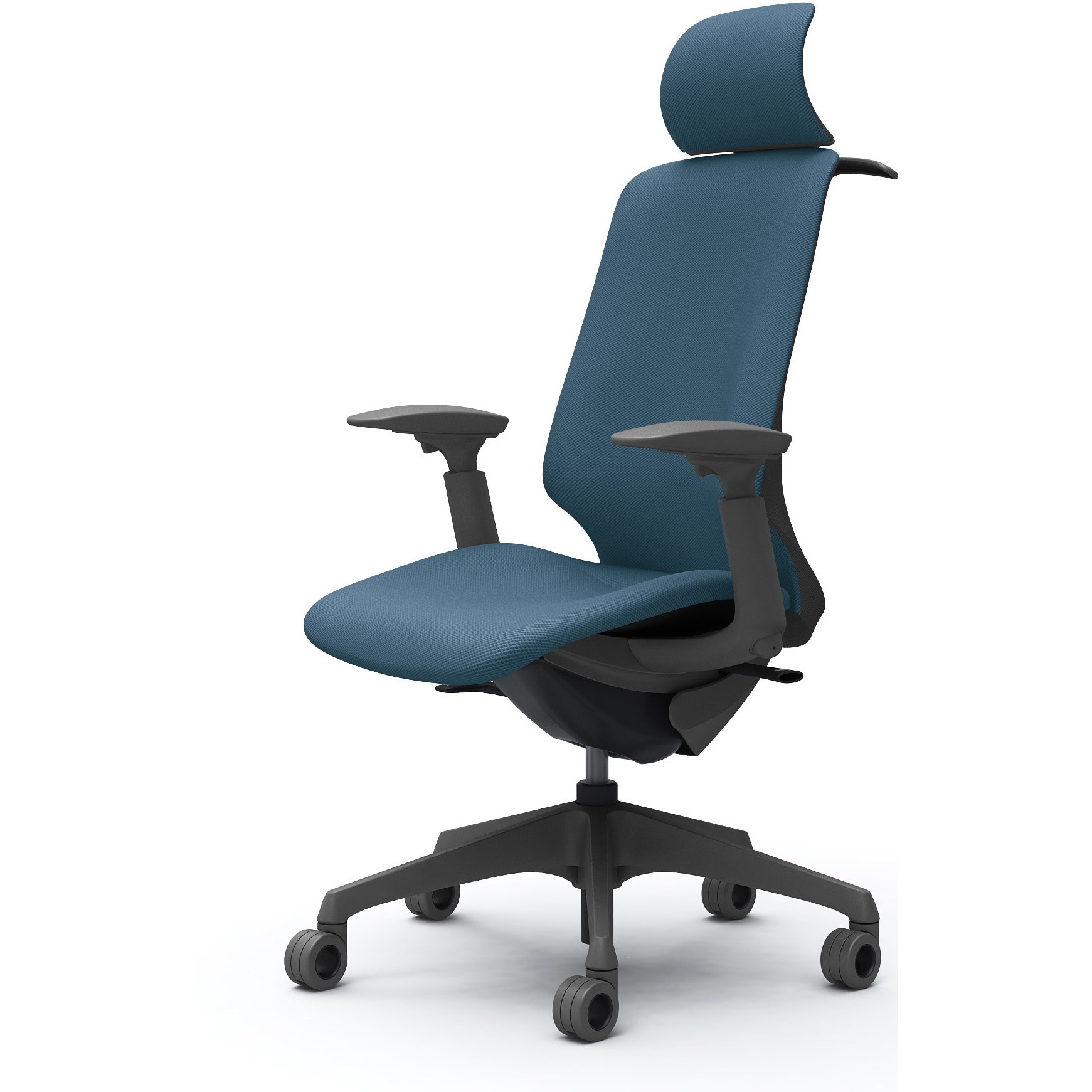 CT4HFE FRU0 スフィア，可動肘，EXハイ，ホローウレタンC，座調節無，ハンガー有 オカムラ(岡村製作所) リネット ダークグレー   CT4HFE FRU0