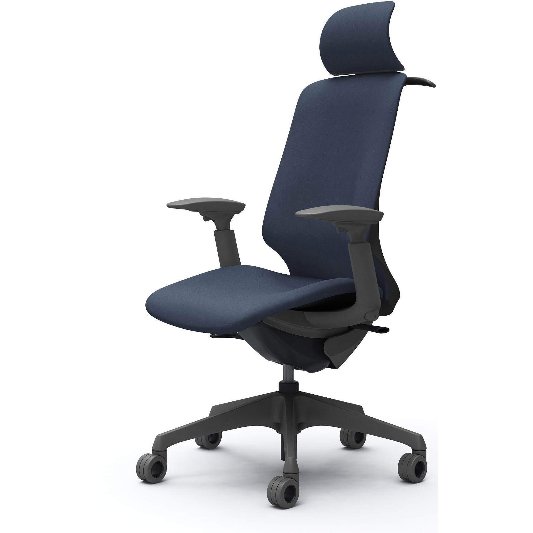 CT4HFE FXW4 スフィア，可動肘，EXハイ，ホローウレタンC，座調節無，ハンガー有 オカムラ(岡村製作所) インターロック ダークグレー   CT4HFE FXW4