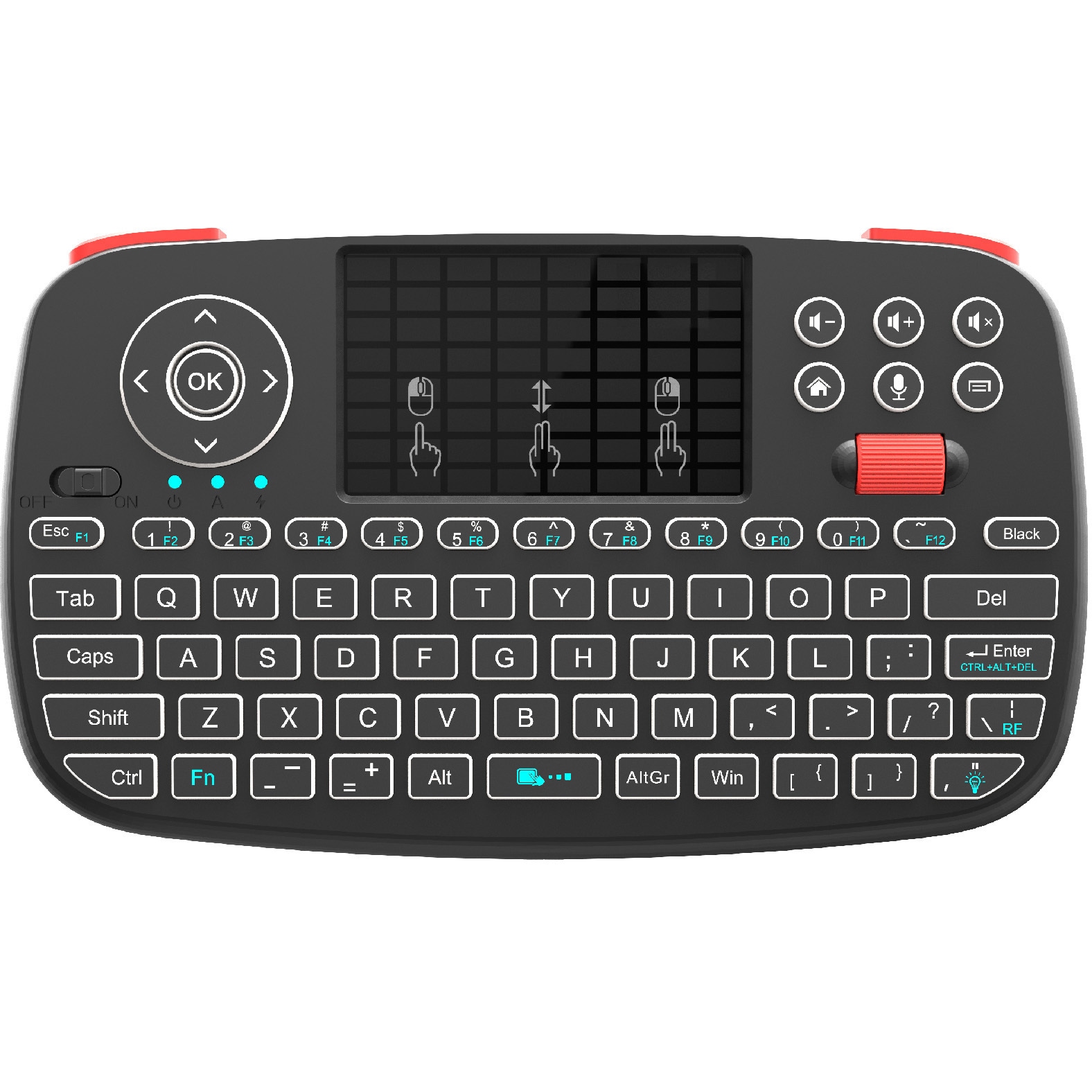 SD-KB24GBT(C) 超小型日本語ワイヤレスキーボード エアリア 接続方式